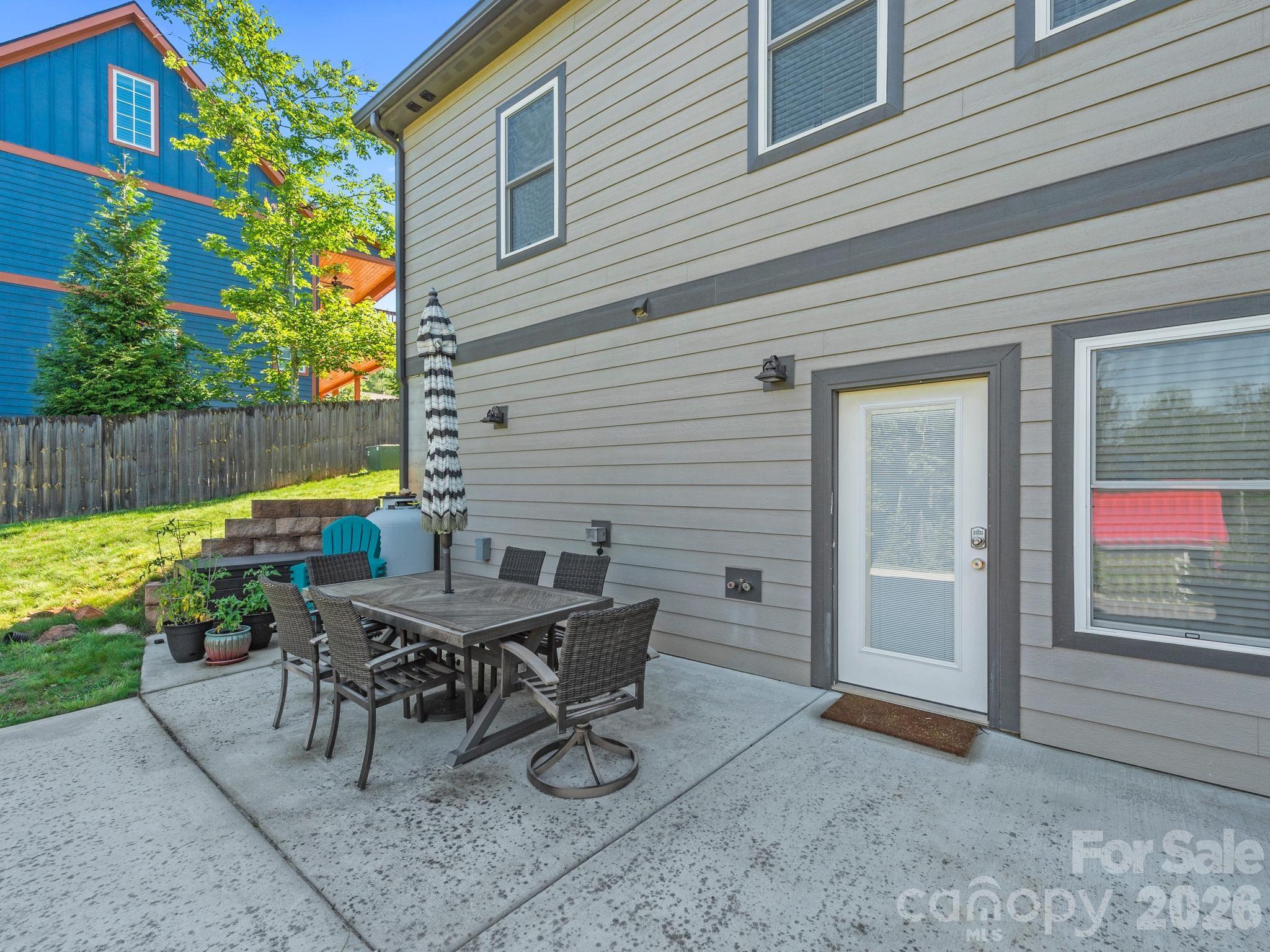 Lower Level Patio Opens to Guest Suite - 156 Dogwood Drive, Weaverville