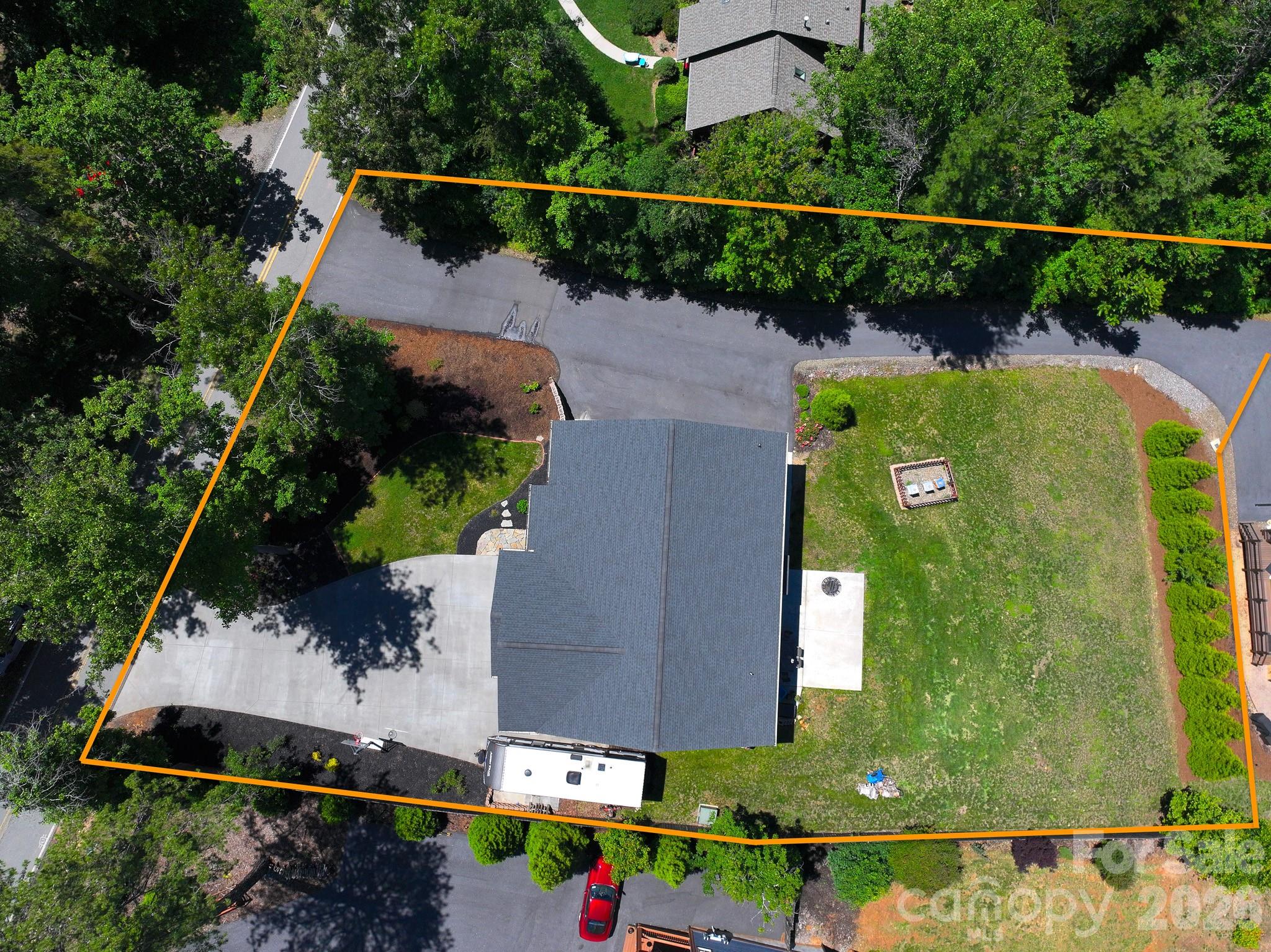 Approximate Lot lines for reference only - 156 Dogwood Drive, Weaverville