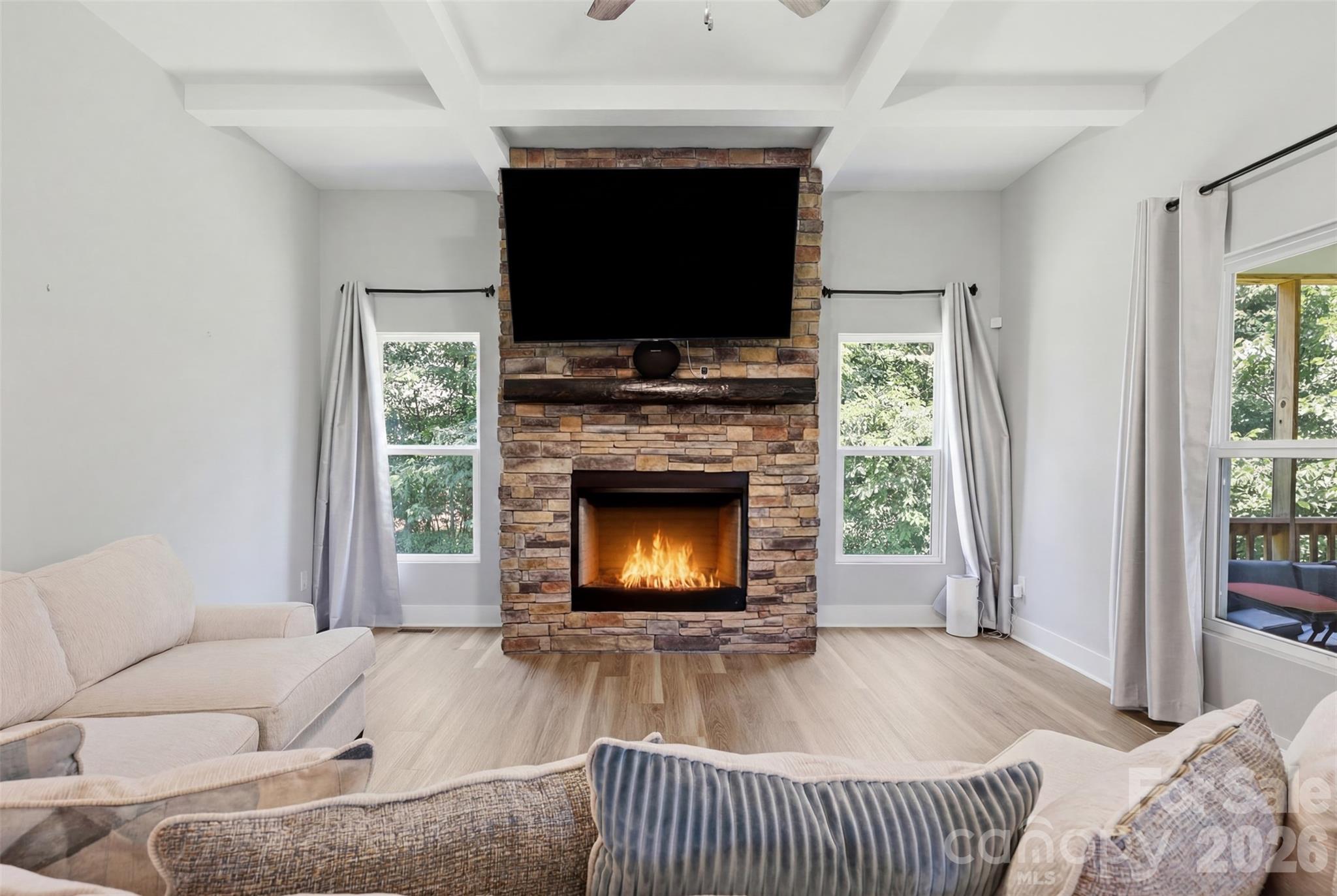 Natural light and comfort fill the great room which features 9-foot ceilings. - 1298 Cole Avenue, Rock Hill