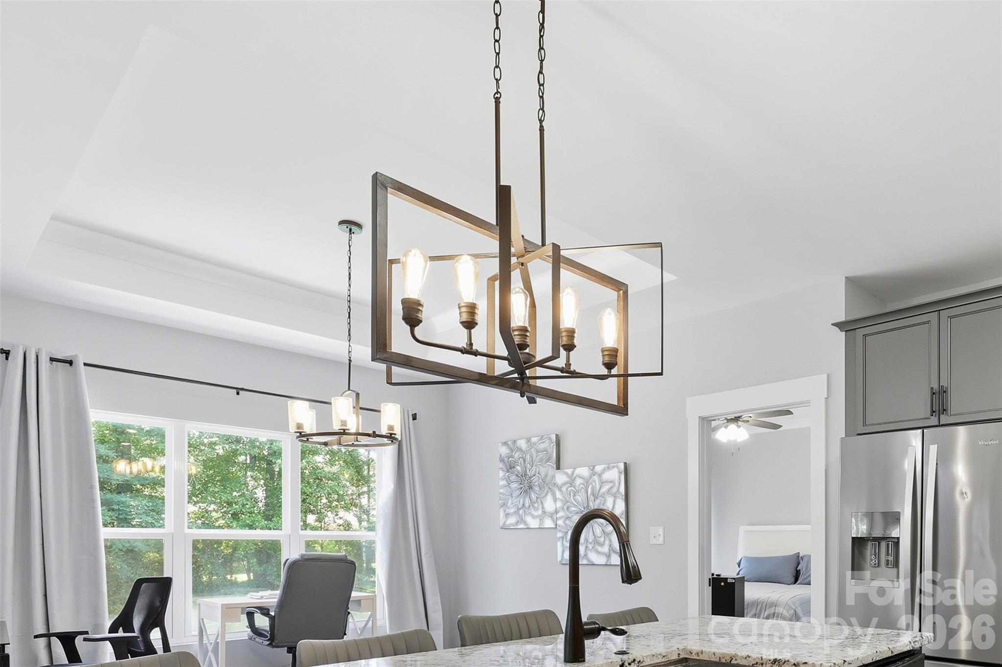 Breakfast area with fantastic backyard view - 1298 Cole Avenue, Rock Hill
