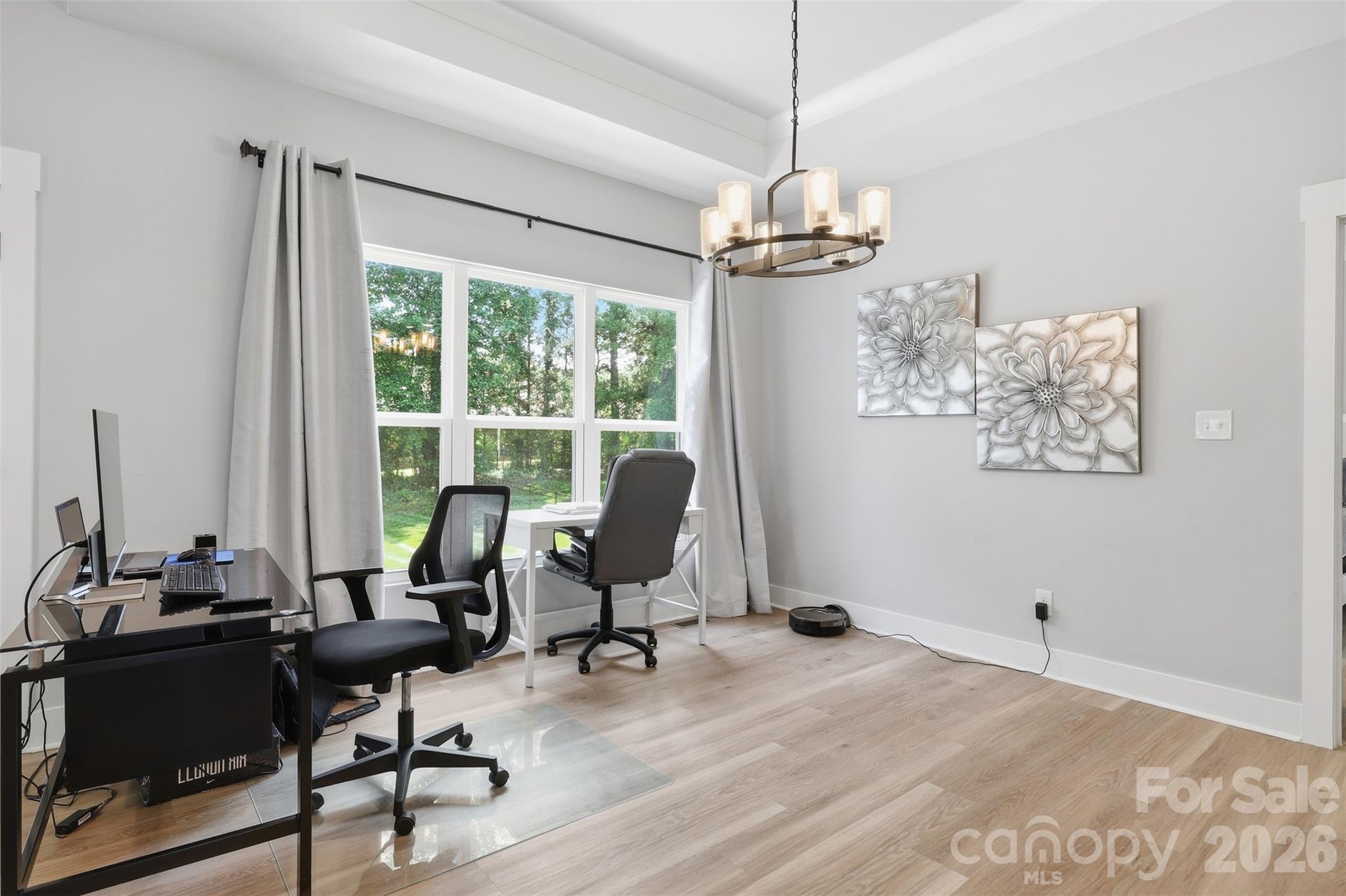 Breakfast area with fantastic backyard view - 1298 Cole Avenue, Rock Hill