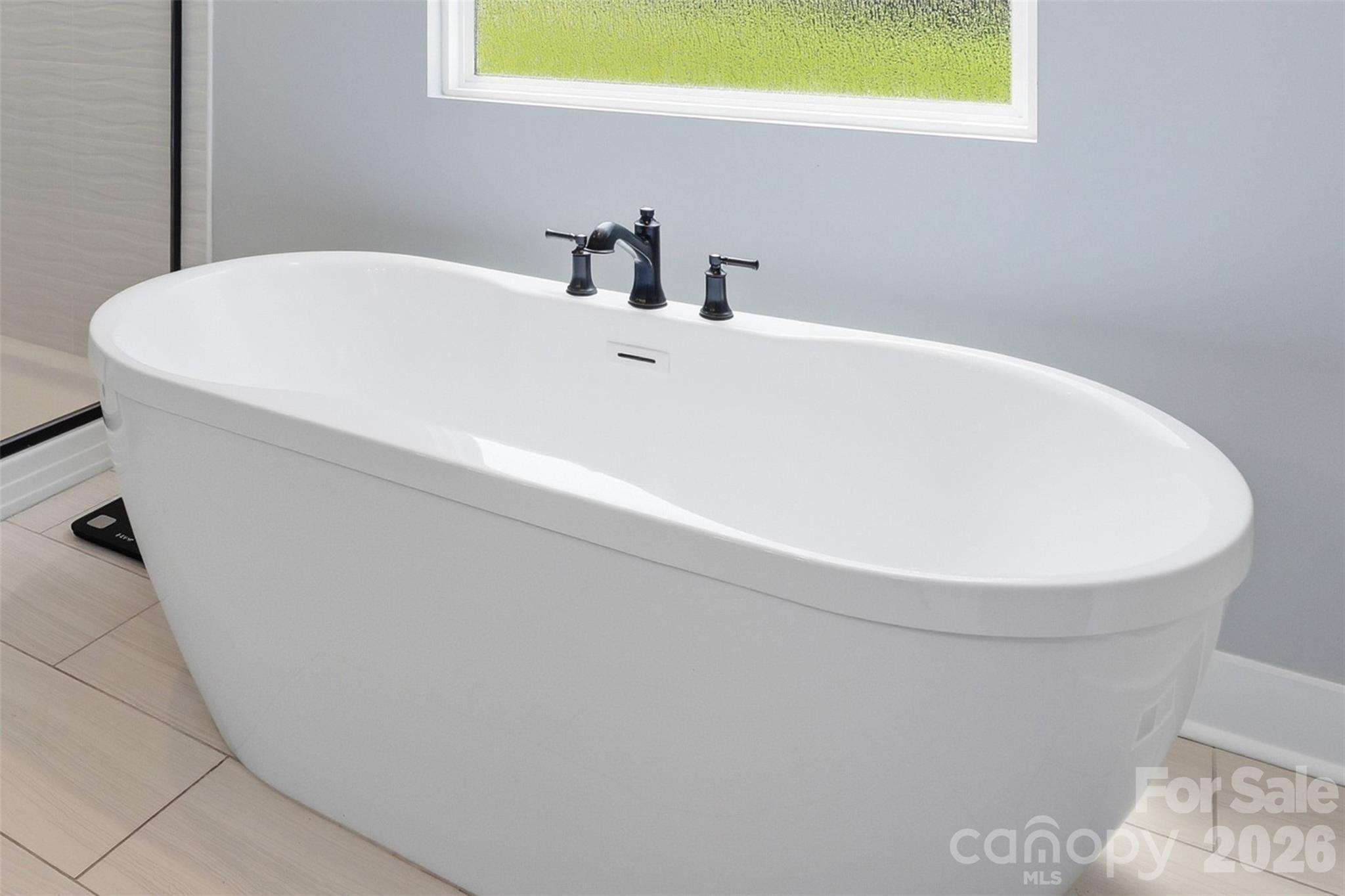 Jetta designer soaking tub in the primary bathroom - 1298 Cole Avenue, Rock Hill