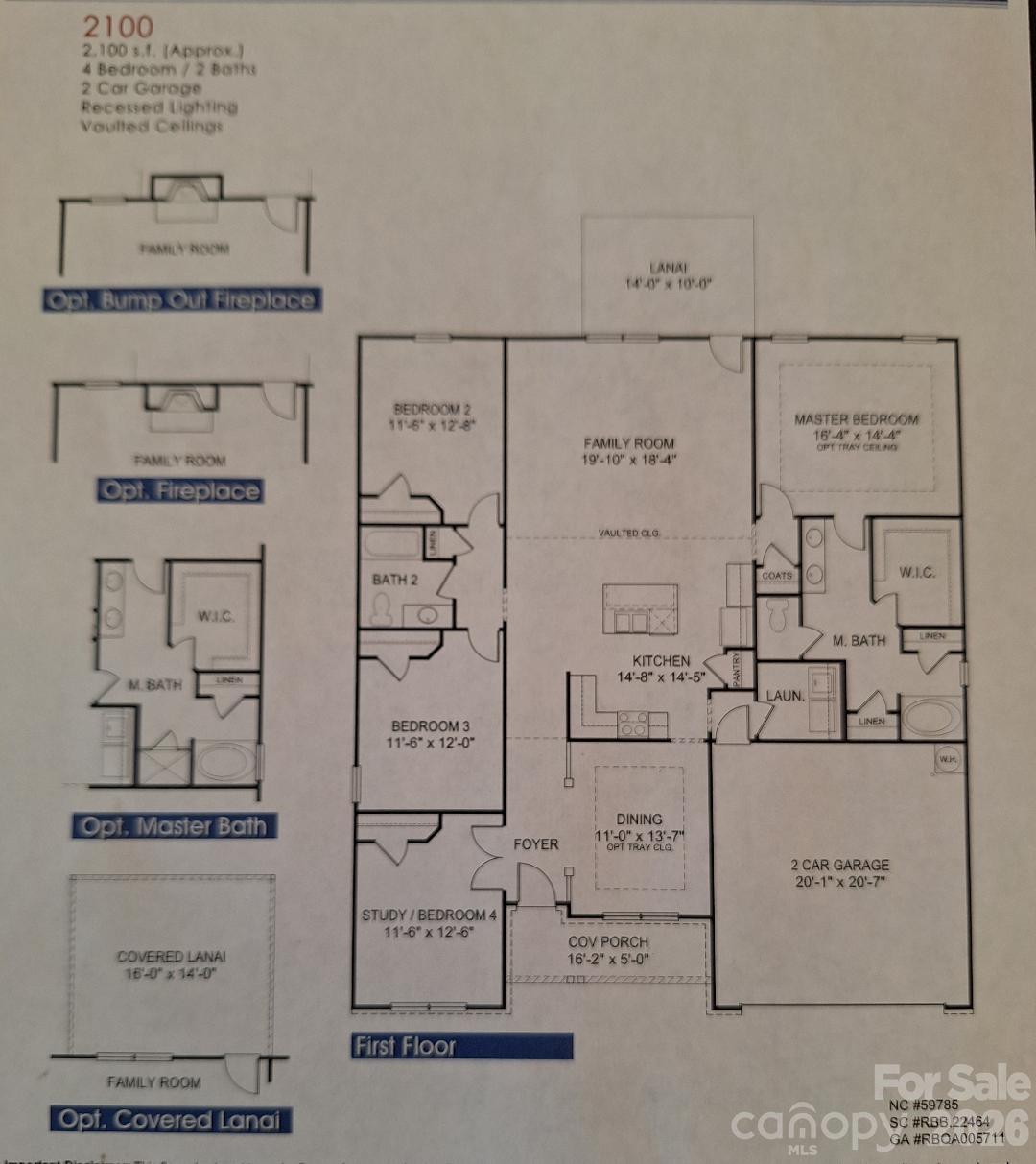 Floor Plan - 140 Kerr Walk Drive, Statesville