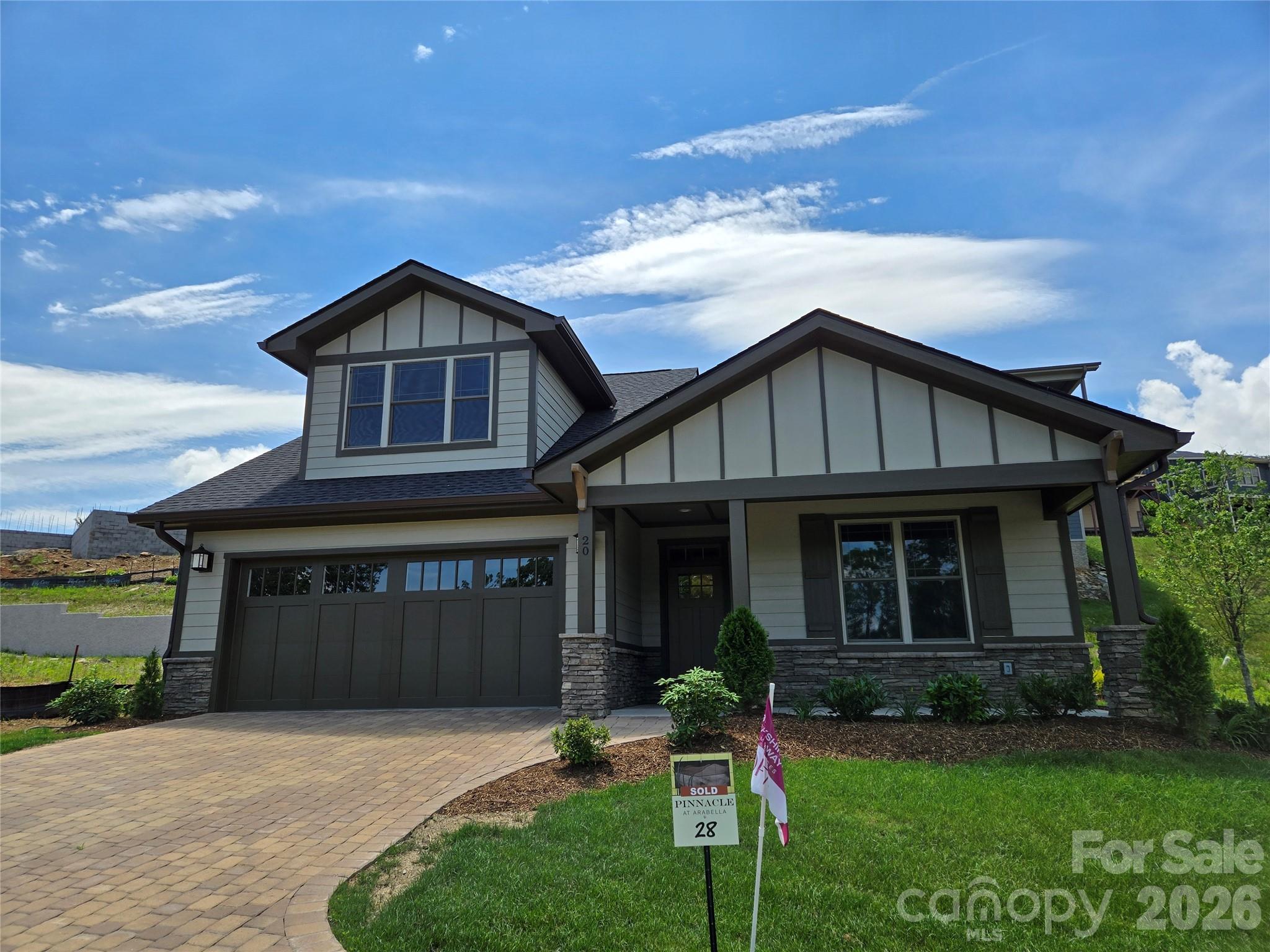 Photo of Similar Model Home - Craftsman Front Bonus - 16 Craftsman Overlook Ridge, Arden