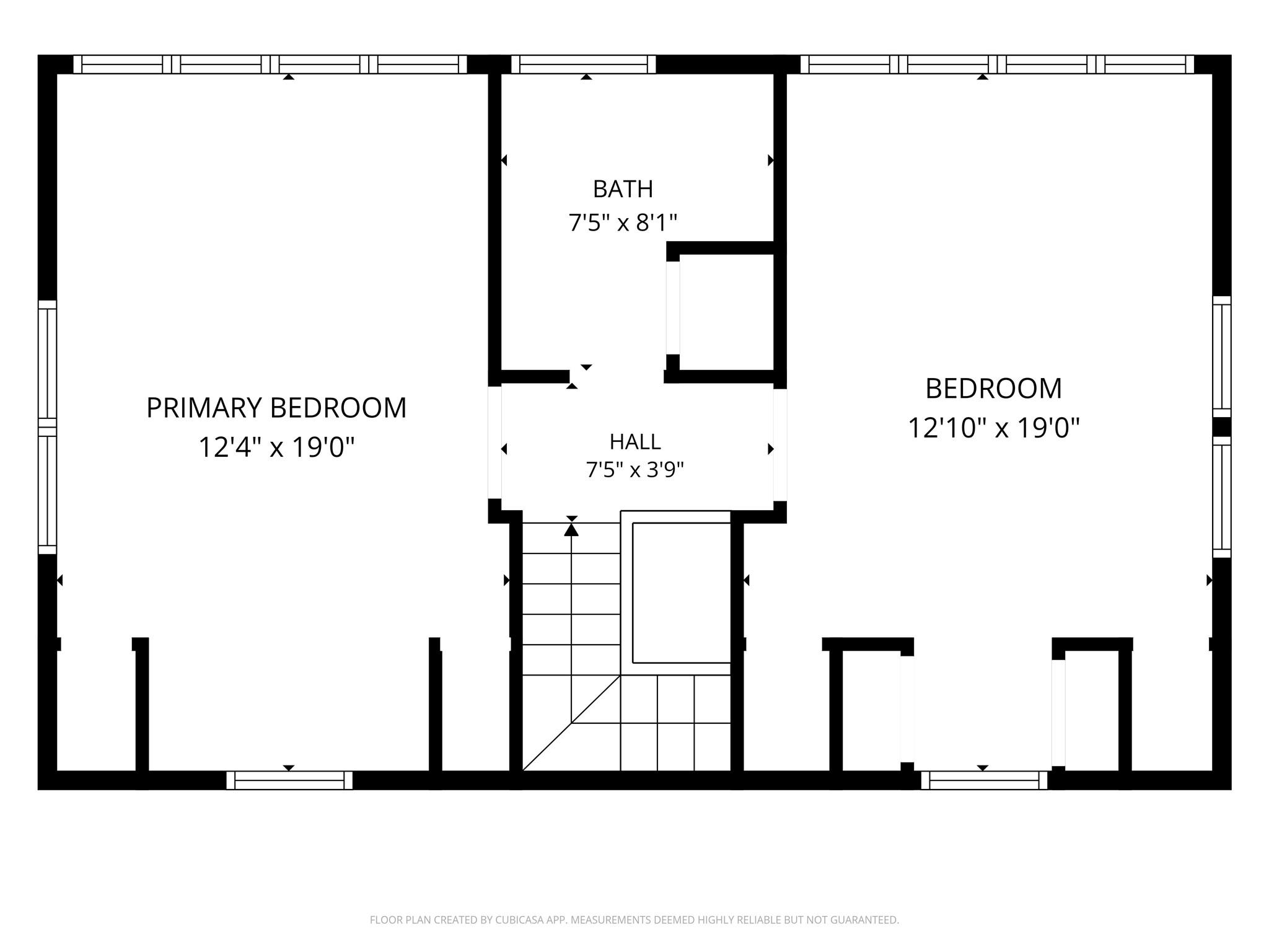 2nd level floor plan - 1621 Upward Way, Waynesville
