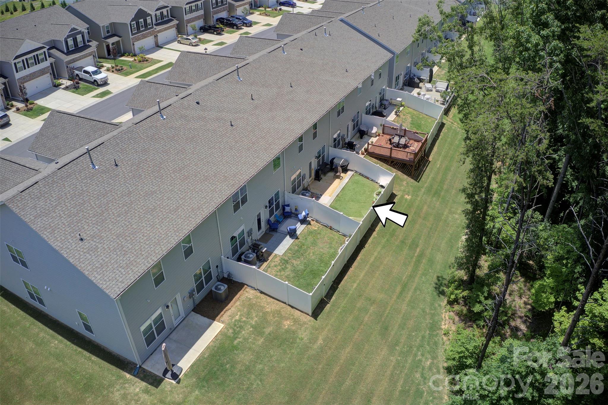 Private back yard - 7880 Iron Road, Sherrills Ford