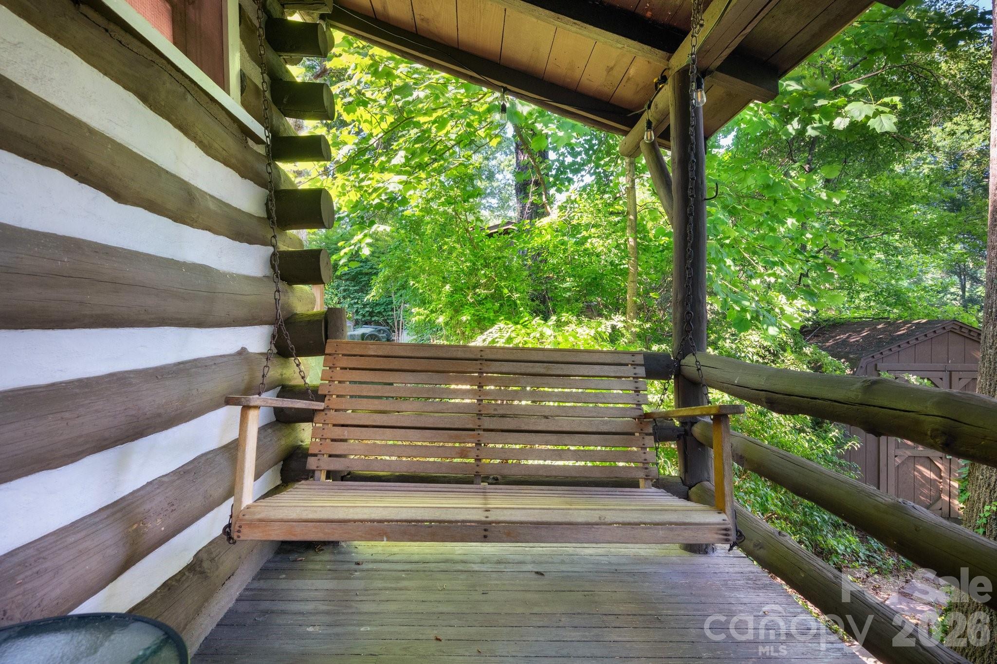 15 Cottage Dr. Deck Swing - 15 and 16 Cottage Drive, Asheville