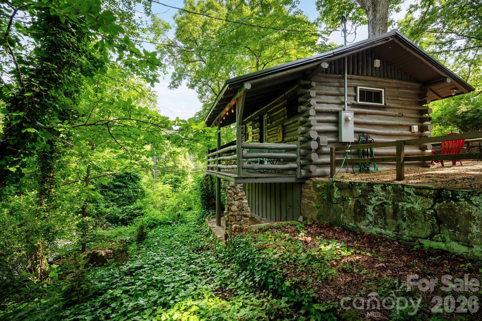 16 Cottage Dr Side View - 15 and 16 Cottage Drive, Asheville