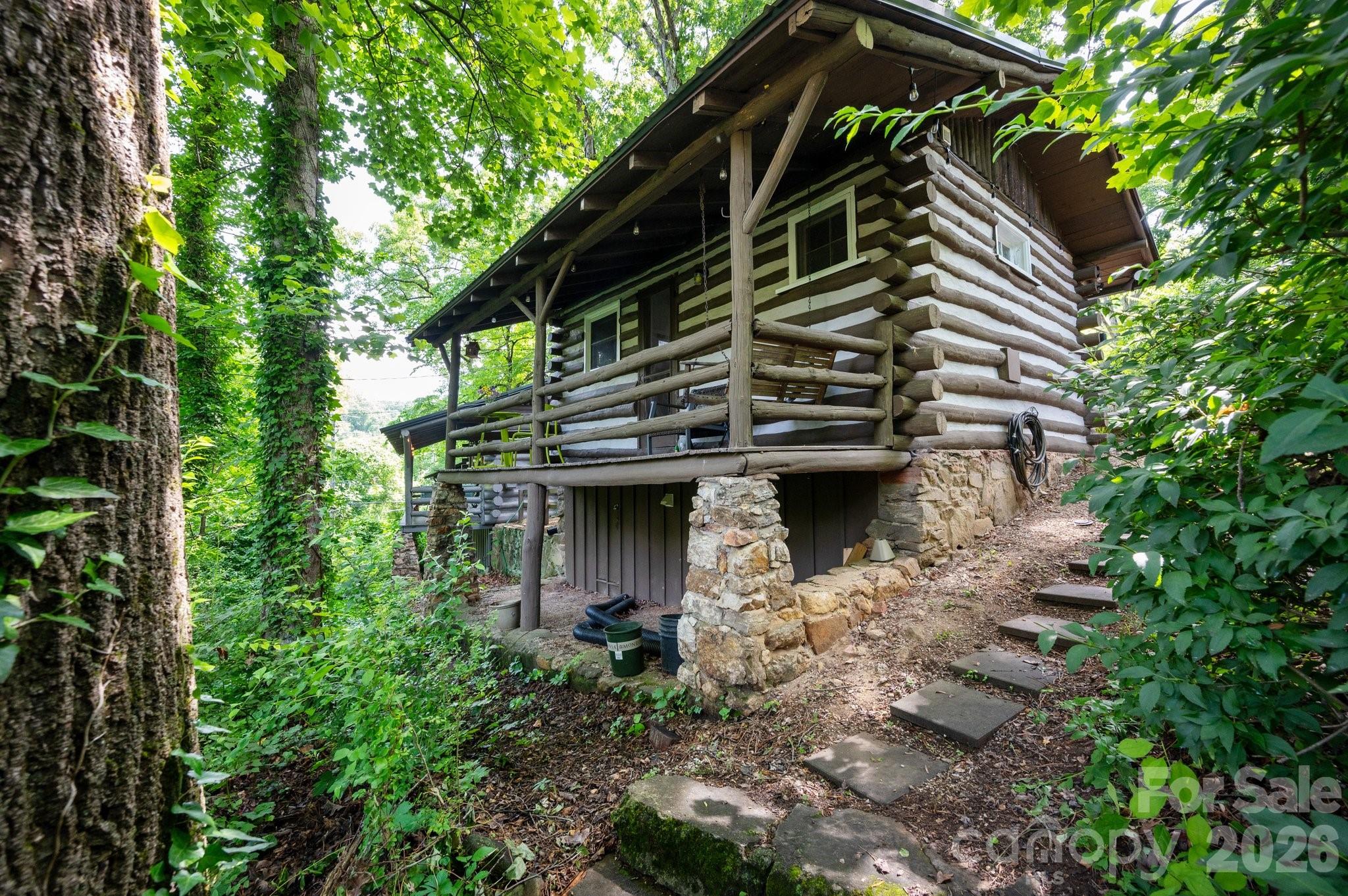 15 Cottage Dr Side View - 15 and 16 Cottage Drive, Asheville