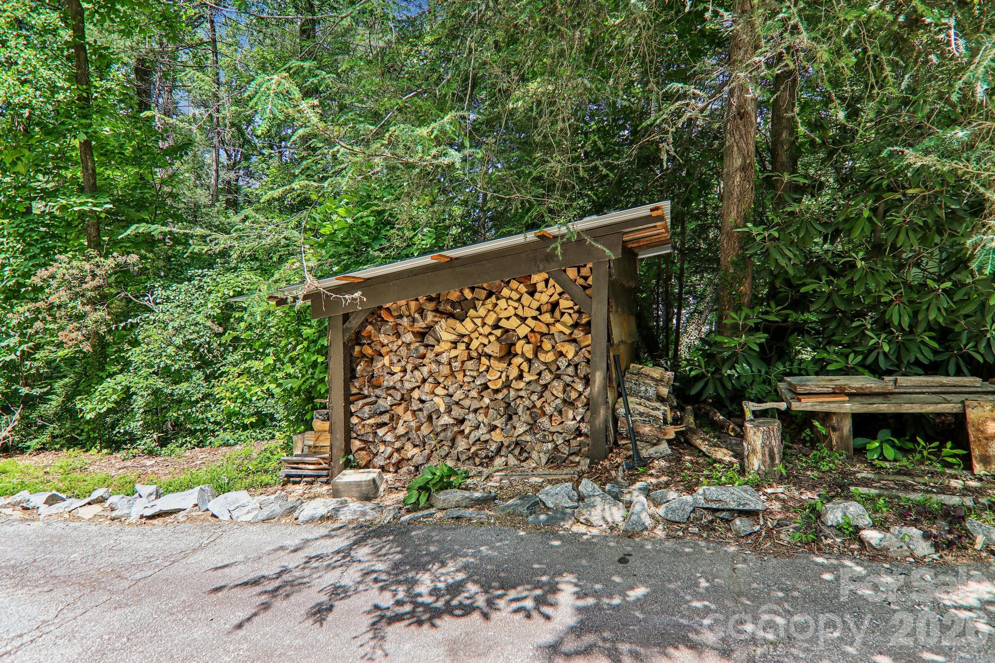 Firewood ready - 2291 Little River Road, Hendersonville