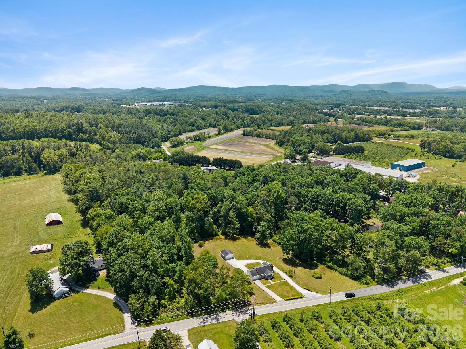 Aerial View Long Range - 1230 Dana Road, Hendersonville
