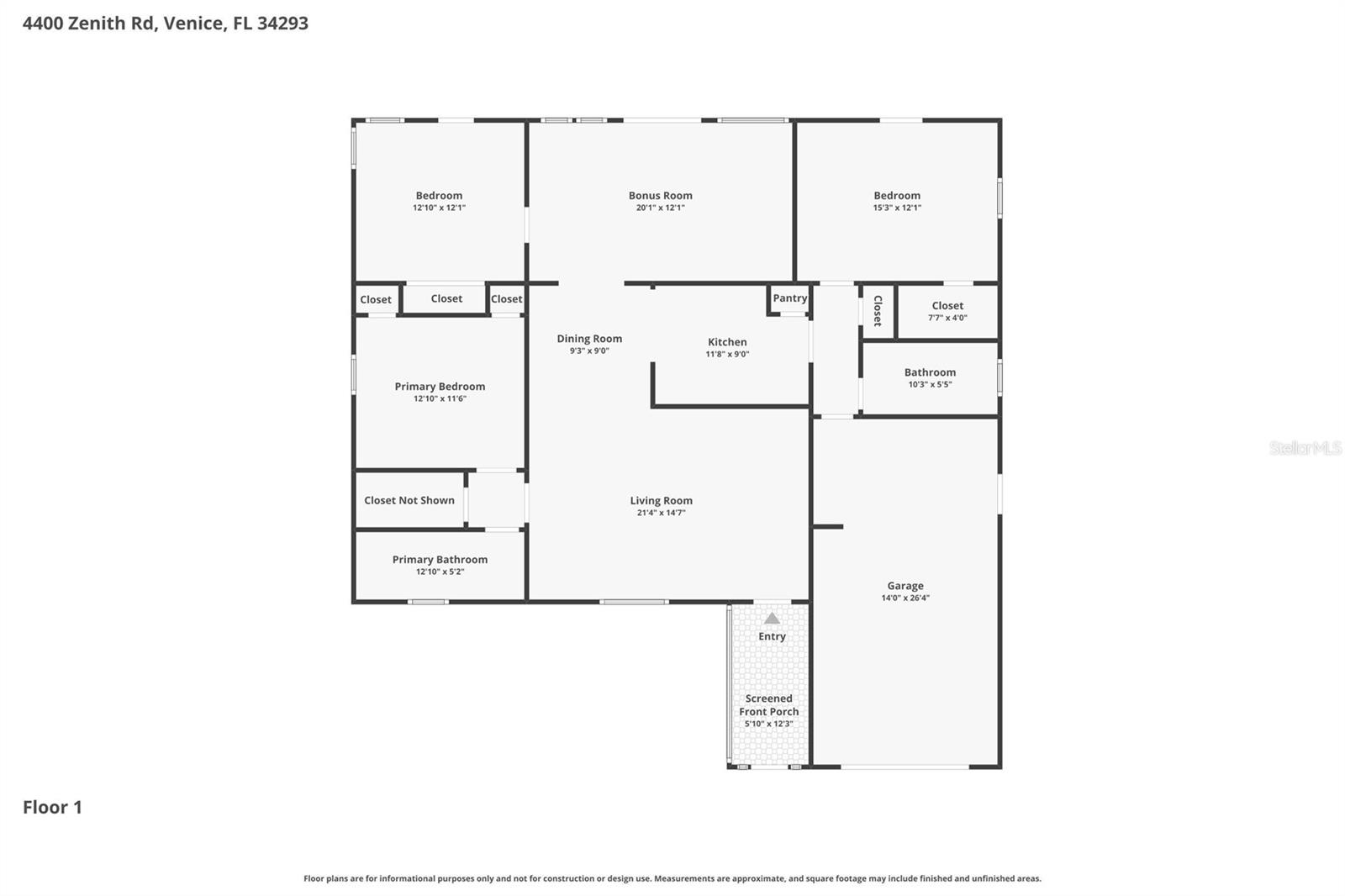 Single Family Residence at 4400 ZENITH RD, VENICE, photo 17 of 17