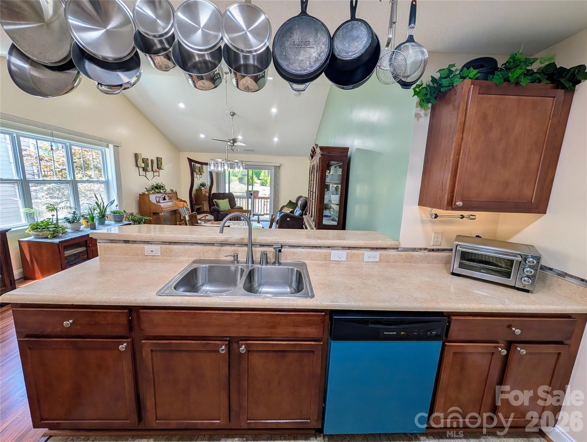Blue wrap on new stainless dishwasher - 65 Foxden Drive, Fletcher