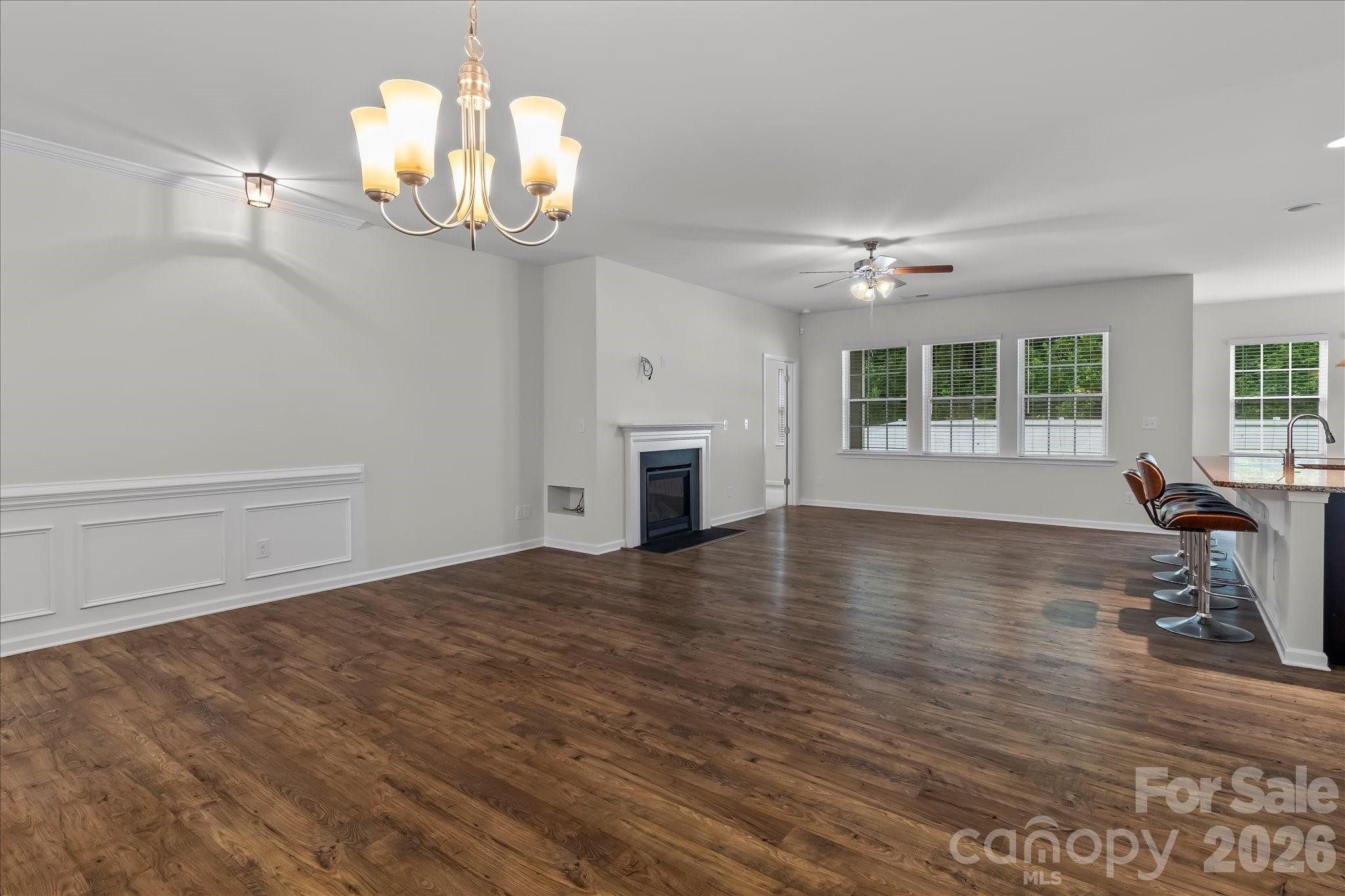 Dining area / family room / kitchen island - 188 Cherry Birch Street, Mooresville