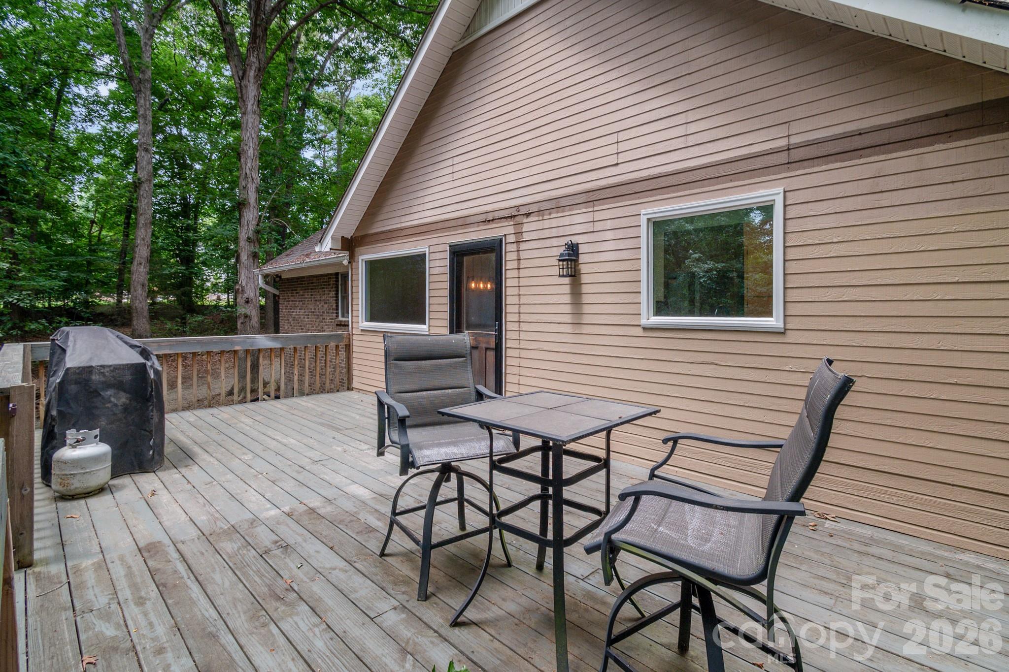 Deck on main level - 9205 Richardson King Road, Waxhaw