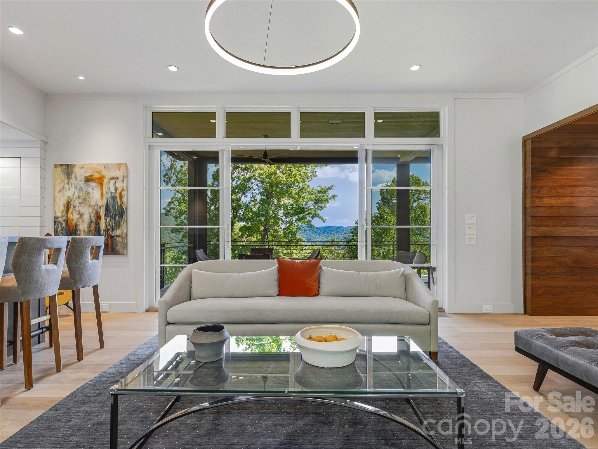 Walls of glass frame panoramic mountain vistas - 1121 Timberbluff Way, Arden