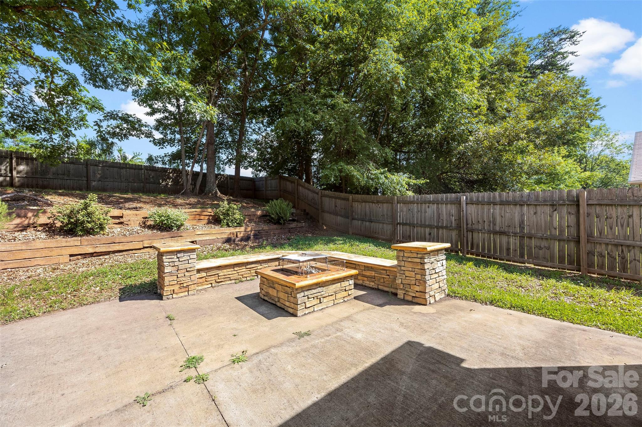 Gas Fire Pit - 8011 Maxwelton Drive, Huntersville