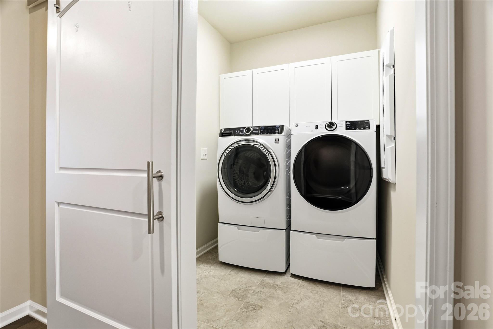 Laundry Room with Barn Door - 124 Van Gogh Trail, Mount Holly