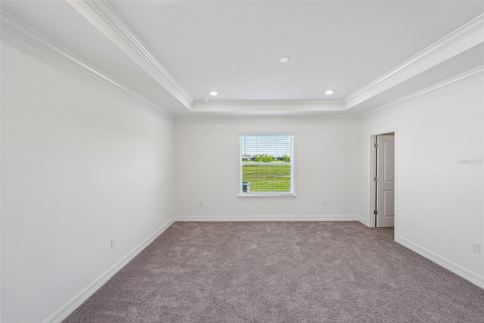 Primary Bedroom with Tray Ceiling - 25503 CALUSA DR, PUNTA GORDA