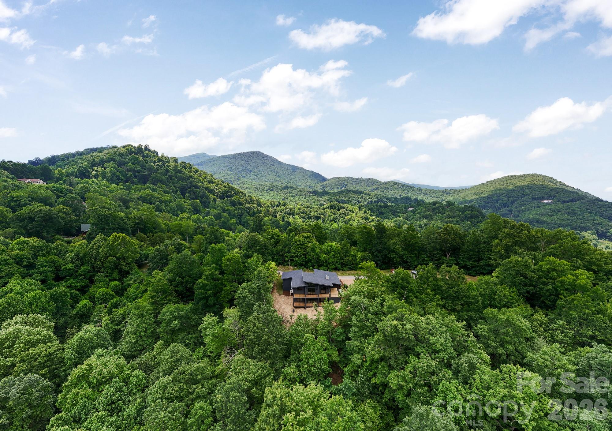 Drone shot 1. - 60 King Horn Ridge, Waynesville
