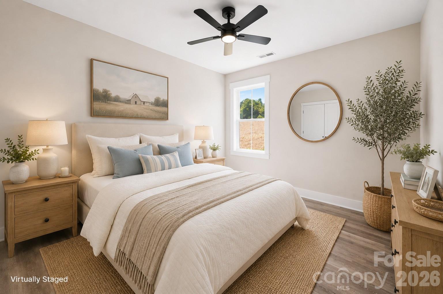 Virtually Staged - Bedroom 3 - 1010 Speight Road, Albemarle