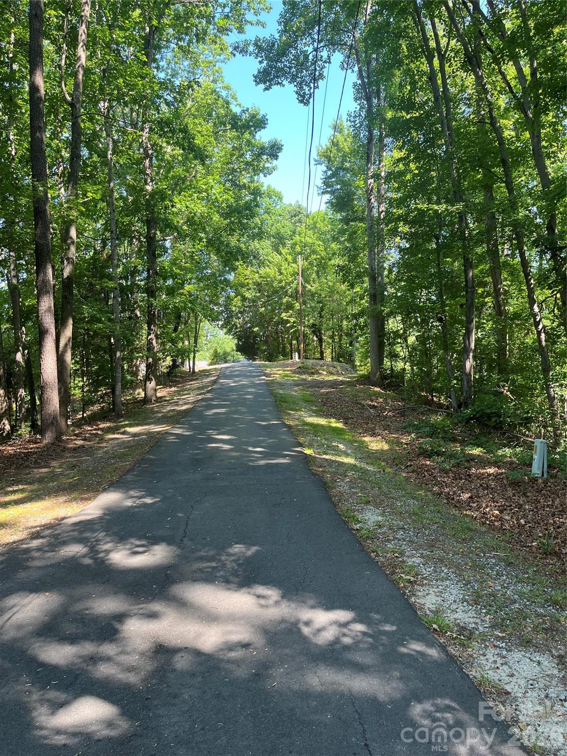 Sawyer LN going toward the lot. - 120 Sawyer Lane, Mooresville