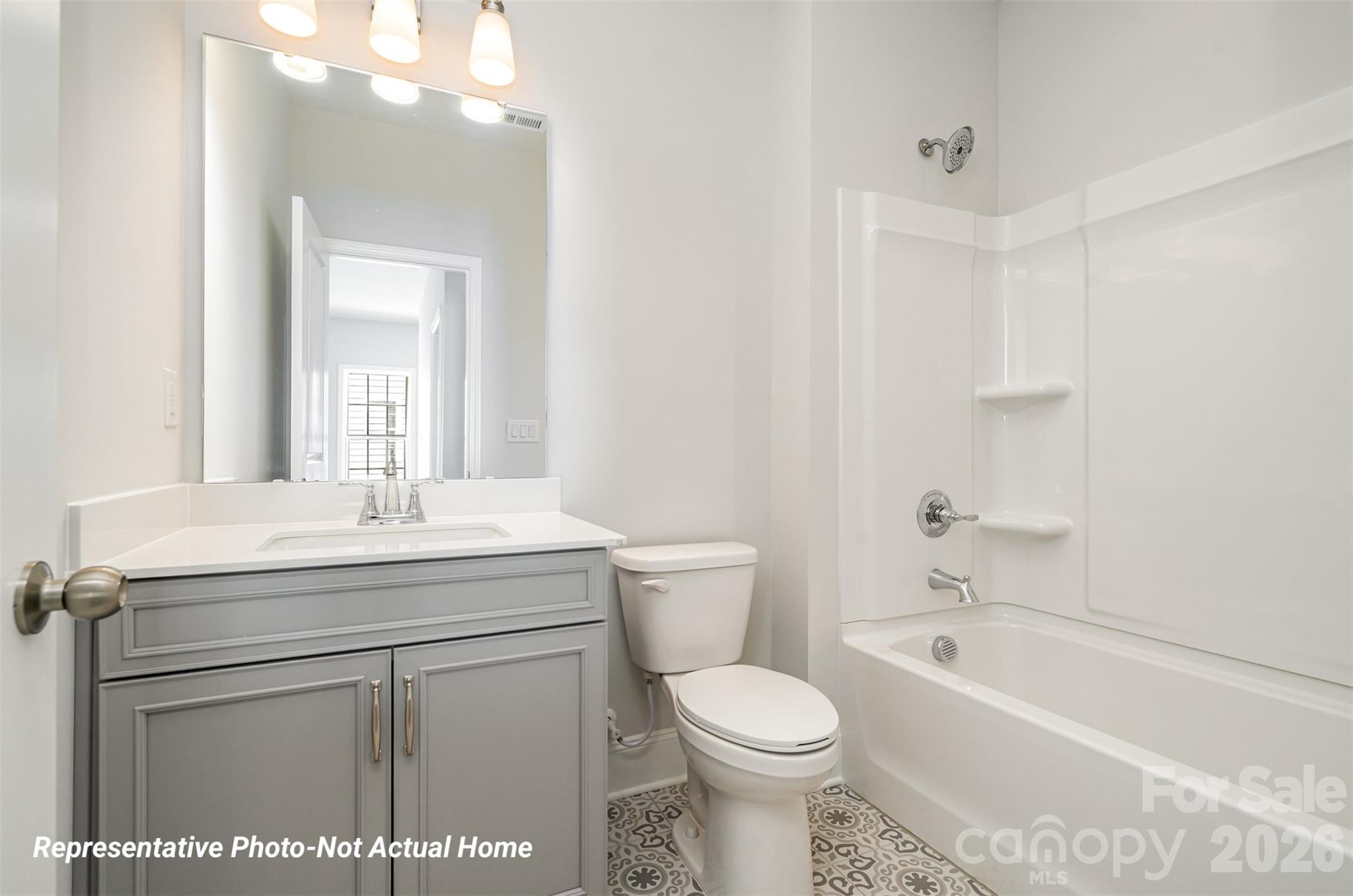 Example Bath 2 Upper Level *Not actual home. - 10225 Rainier Trail Drive NW, Huntersville