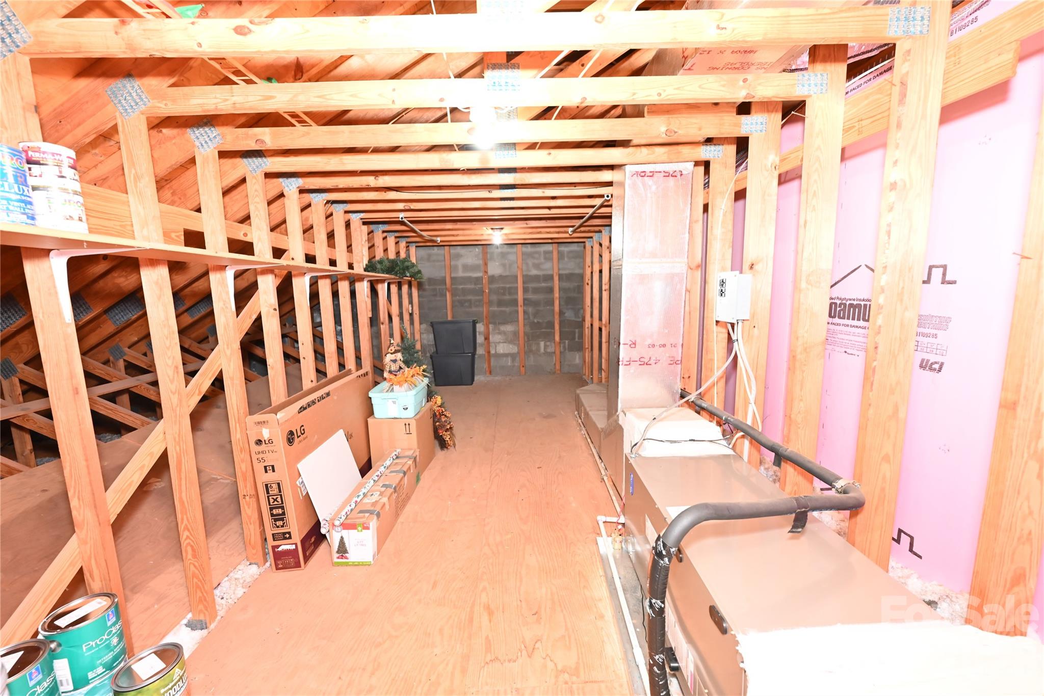 Ample storage in upstairs with walk-in access - 3675 Rock Bridge Drive NE, Conover