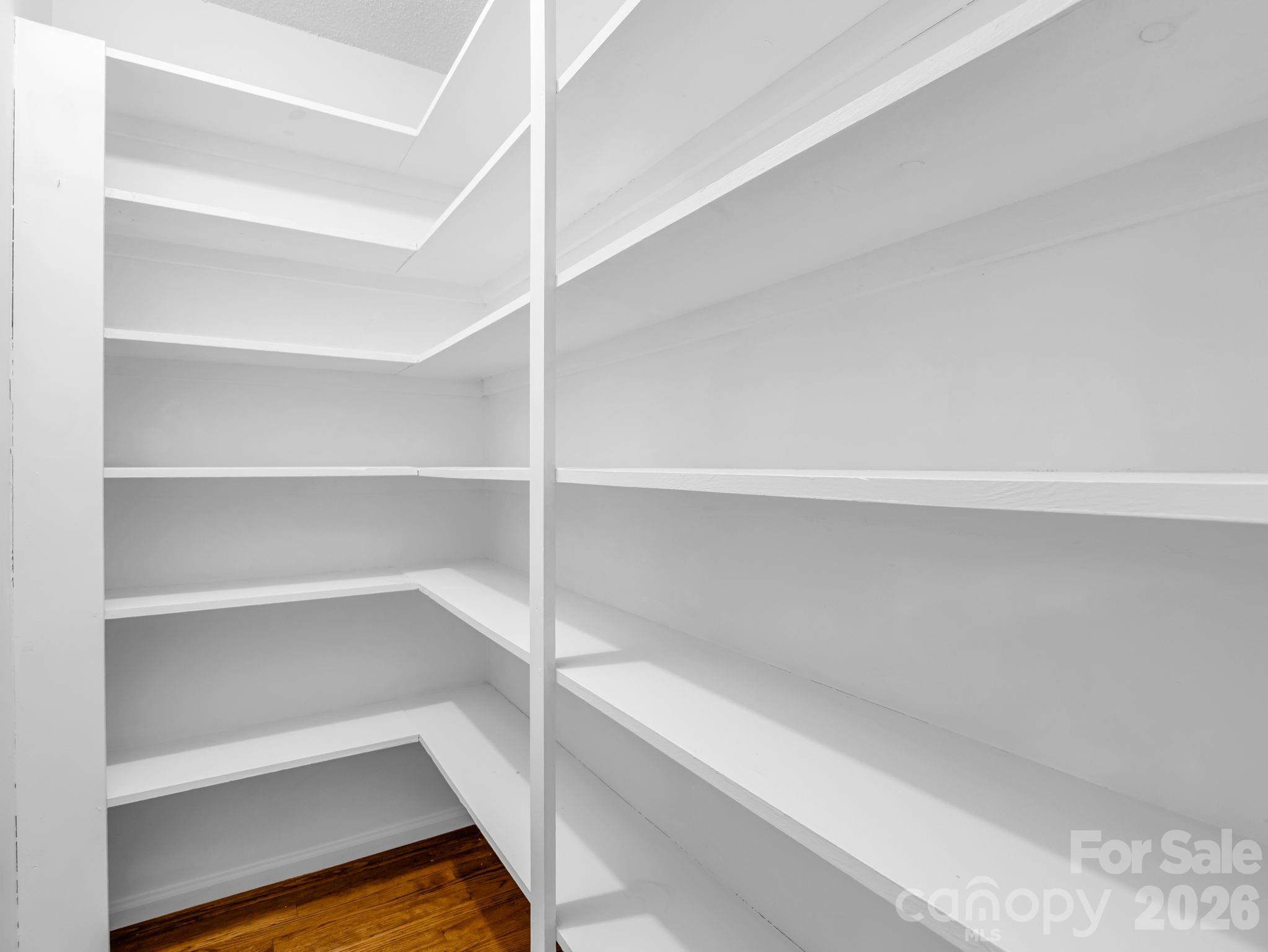 Huge walk-in pantry, freshly painted - 1810 Arbor Way Drive, Shelby