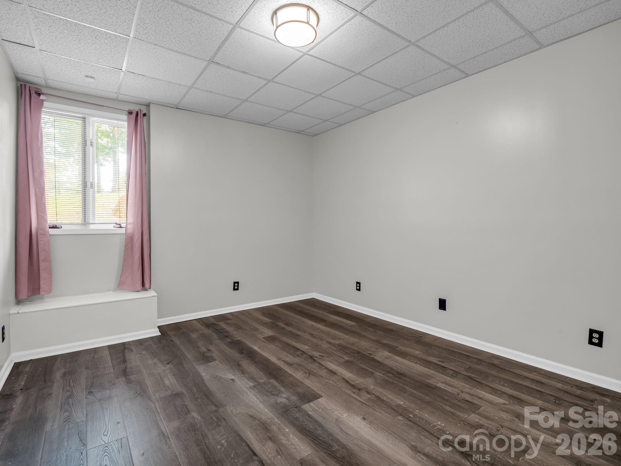 Bedroom #4 - window view to side yard - 1810 Arbor Way Drive, Shelby