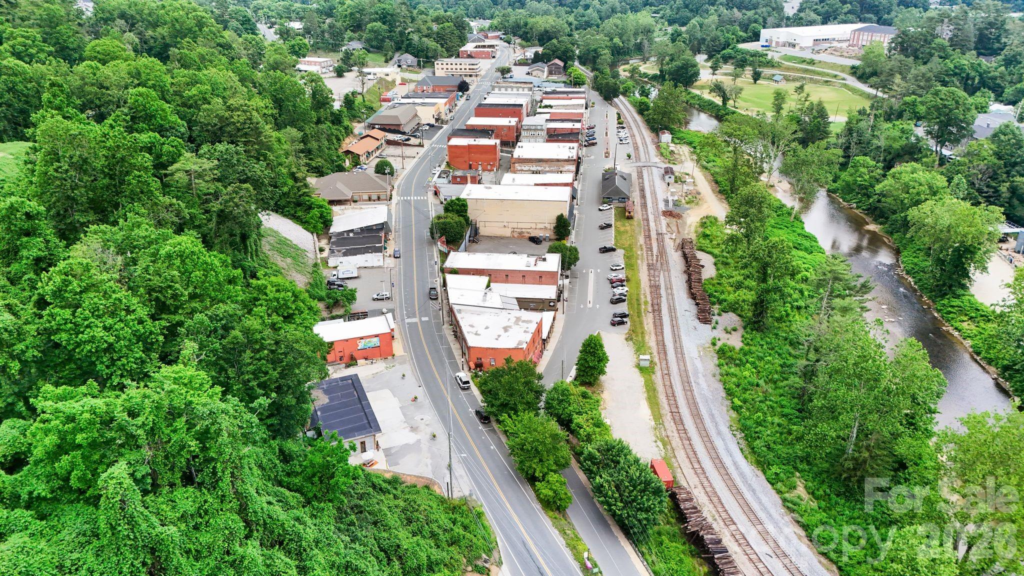 aerial - 69 Locust Street, Spruce Pine