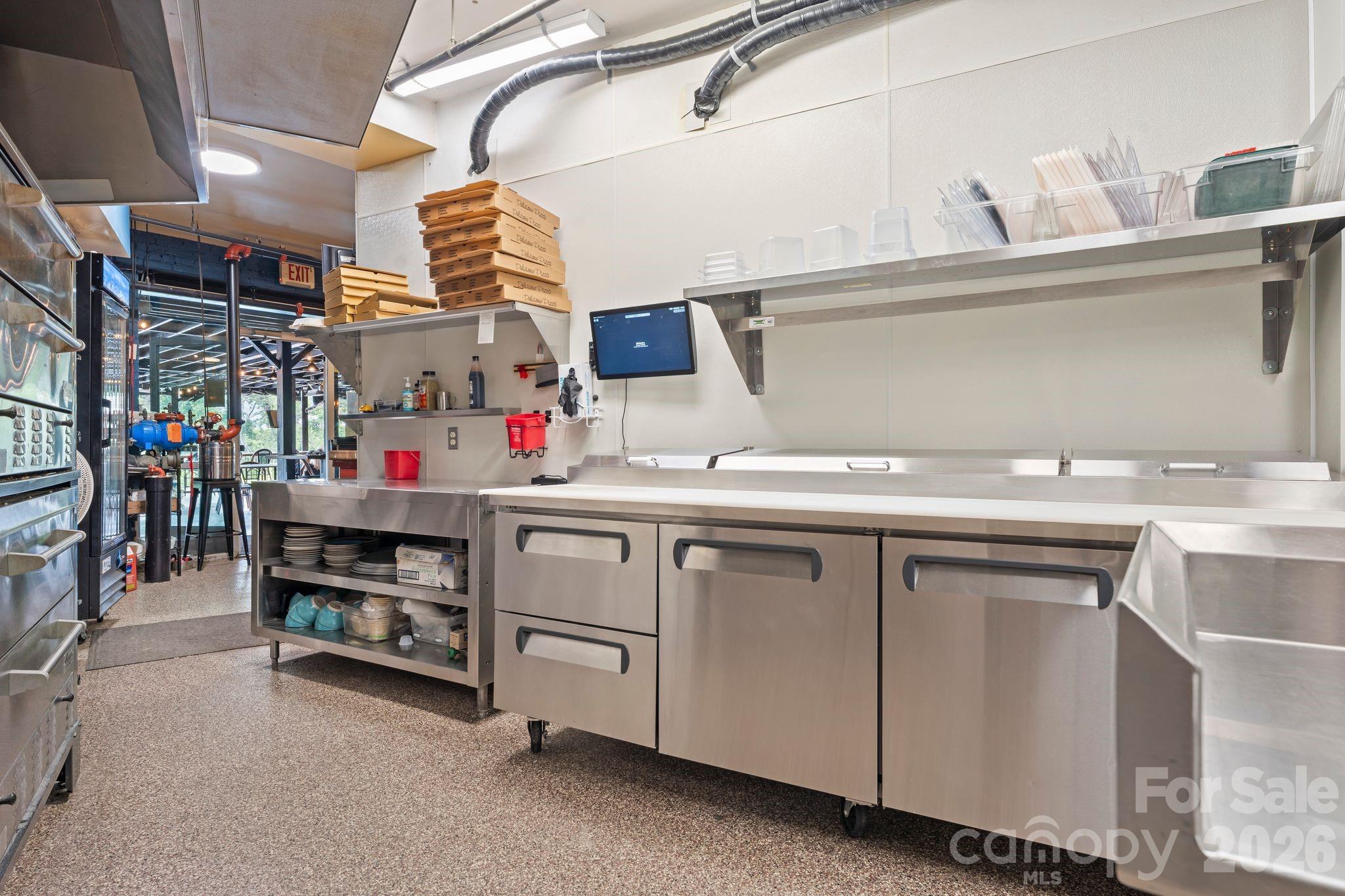 bottom level kitchen - 69 Locust Street, Spruce Pine