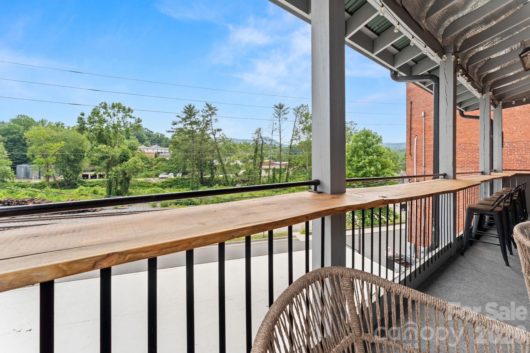top level porch - 69 Locust Street, Spruce Pine