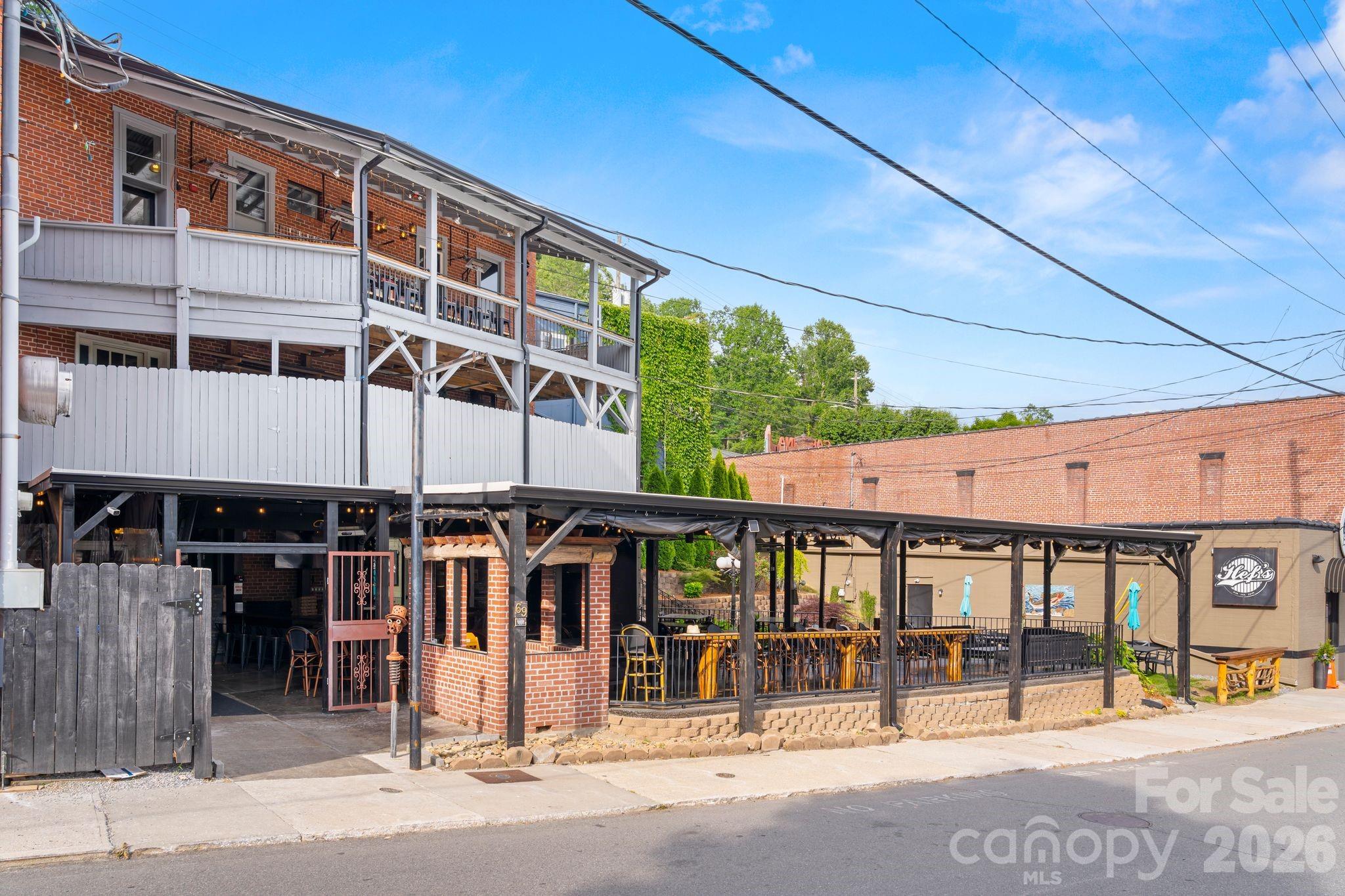 Bottom level street view - 69 Locust Street, Spruce Pine