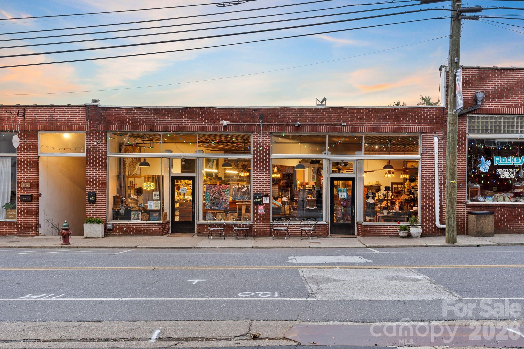top level night view - 69 Locust Street, Spruce Pine