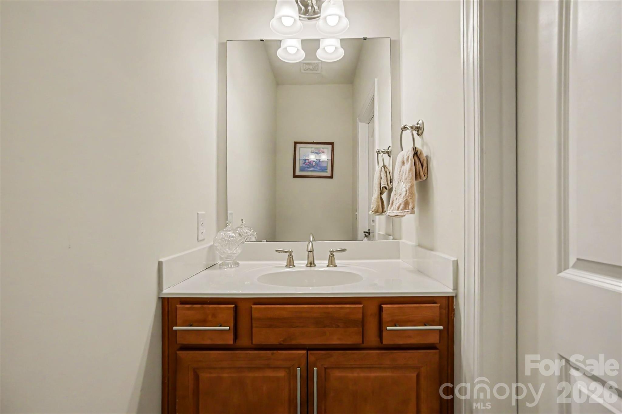 Half bath upstairs. - 3605 Jumprock Road, Indian Land