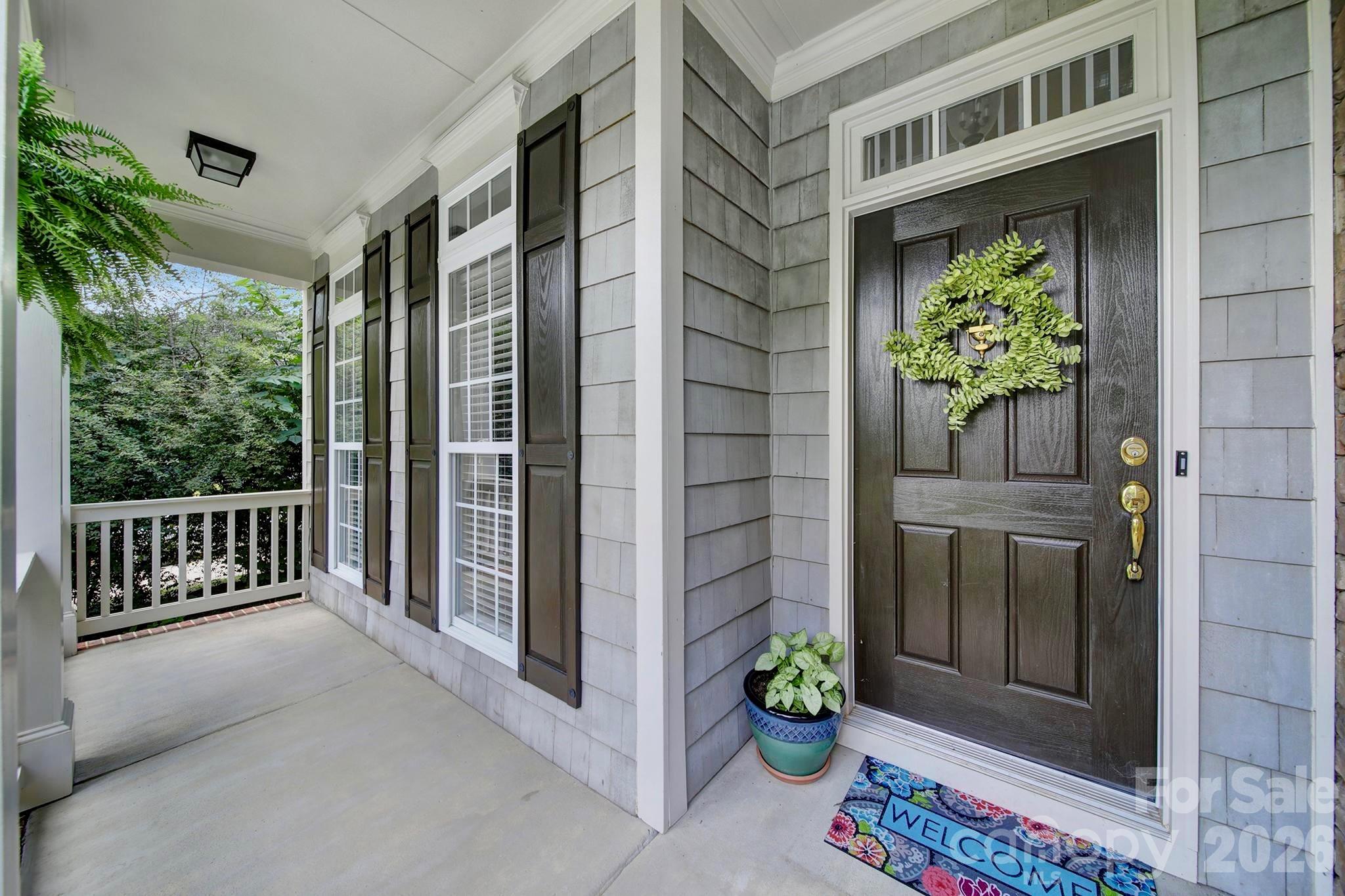 rock chair front porch - 1512 Calvin Hal Road, Lake Wylie