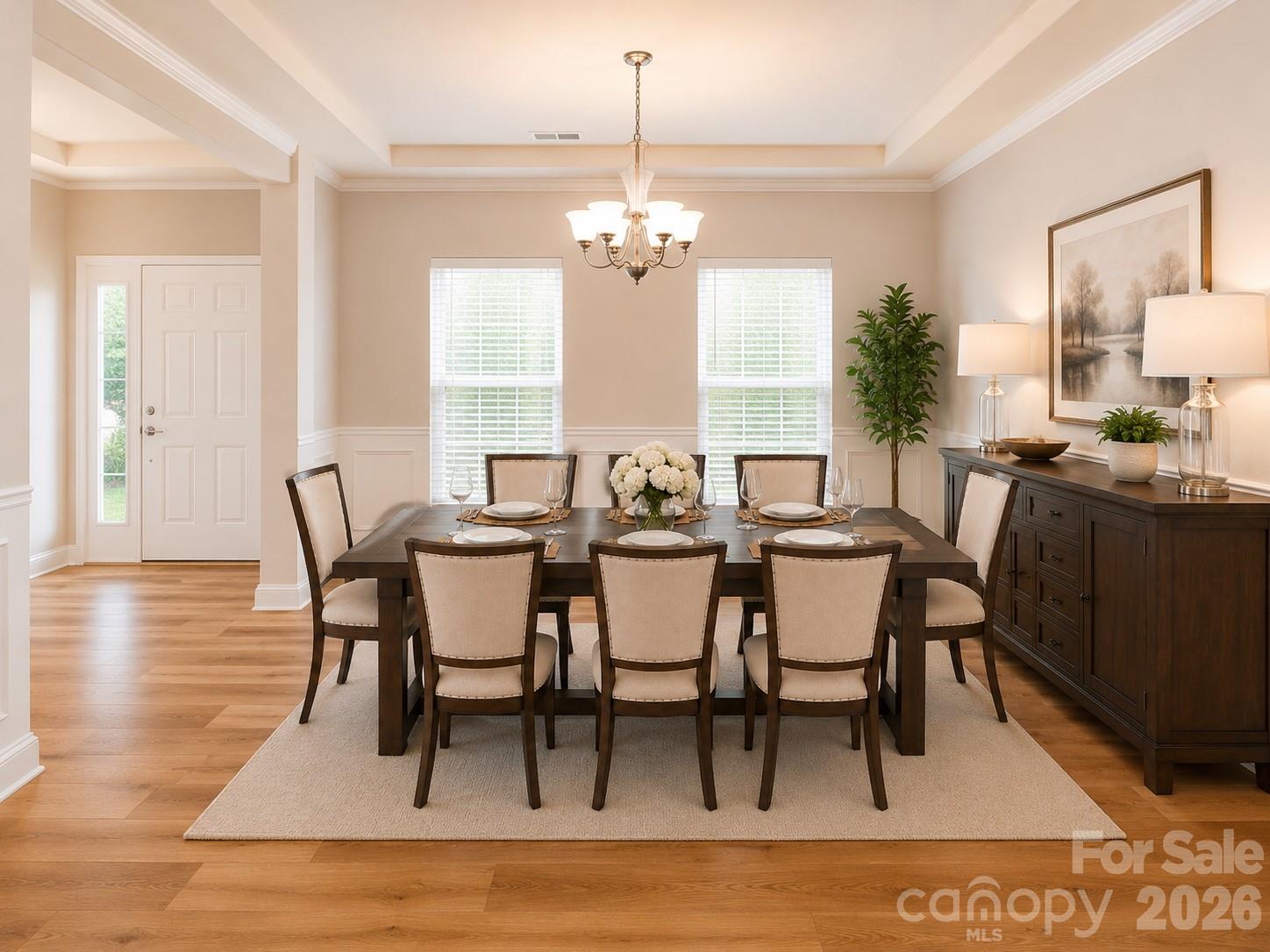 Formal dining Virtual staging - 4857 Annelise Drive, Harrisburg
