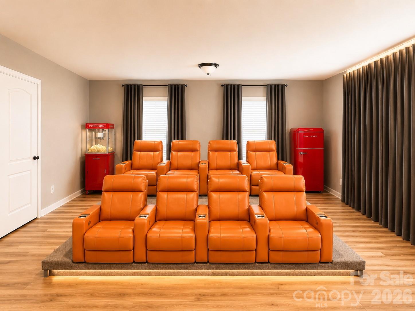 Recreation room or 6th bedroom with closet Virtual staging - 4857 Annelise Drive, Harrisburg
