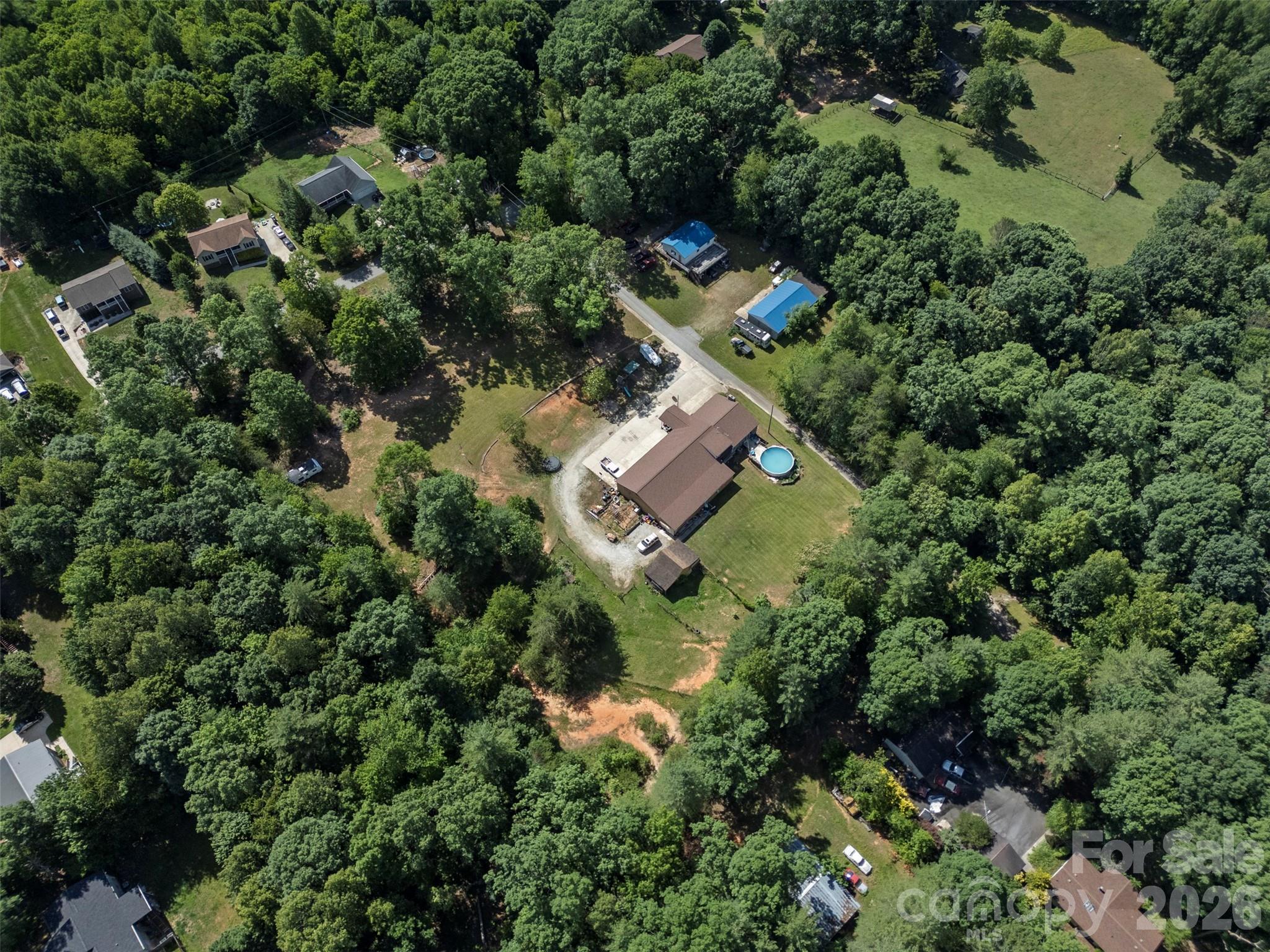 Aerial View - 2269 Lee Roy Lane, Lenoir
