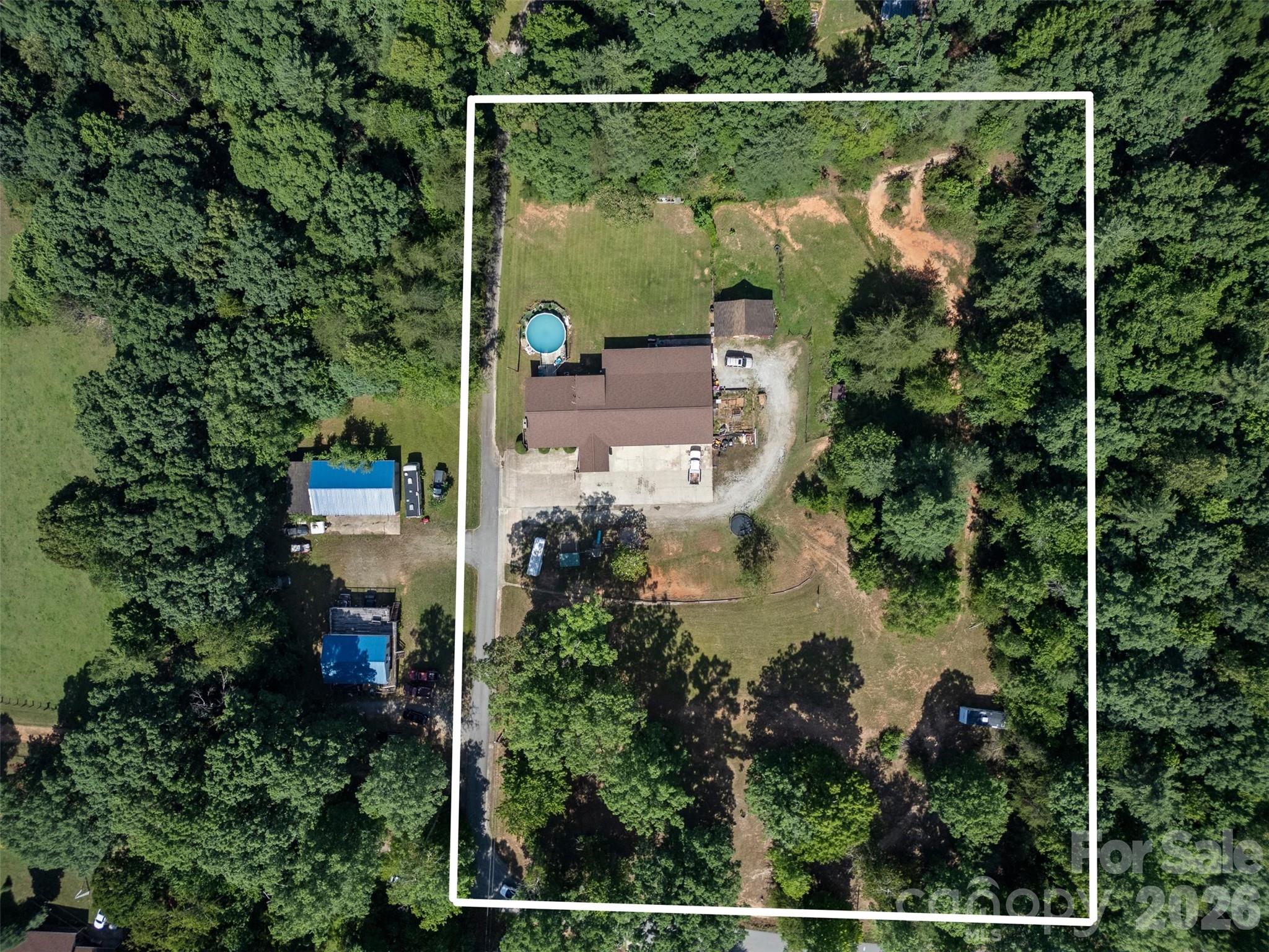 Property Lines - 2269 Lee Roy Lane, Lenoir