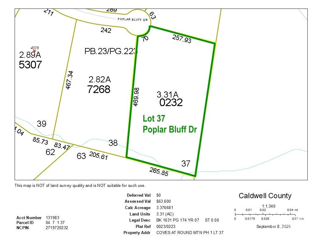 Lot at 3.31 acres, Lot 37 Poplar Bluff Drive SE, Lenoir, photo 7 of 48