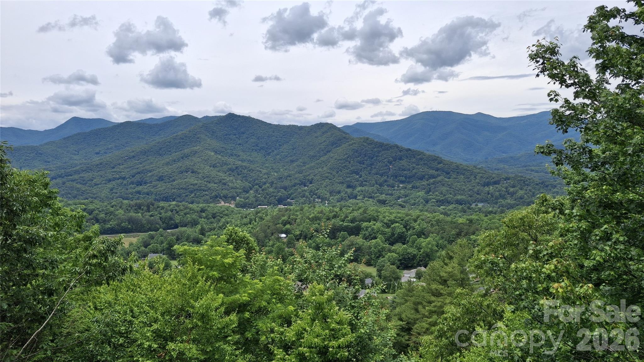 View from neighbor's deck - 77 Kako Ridge, Sylva