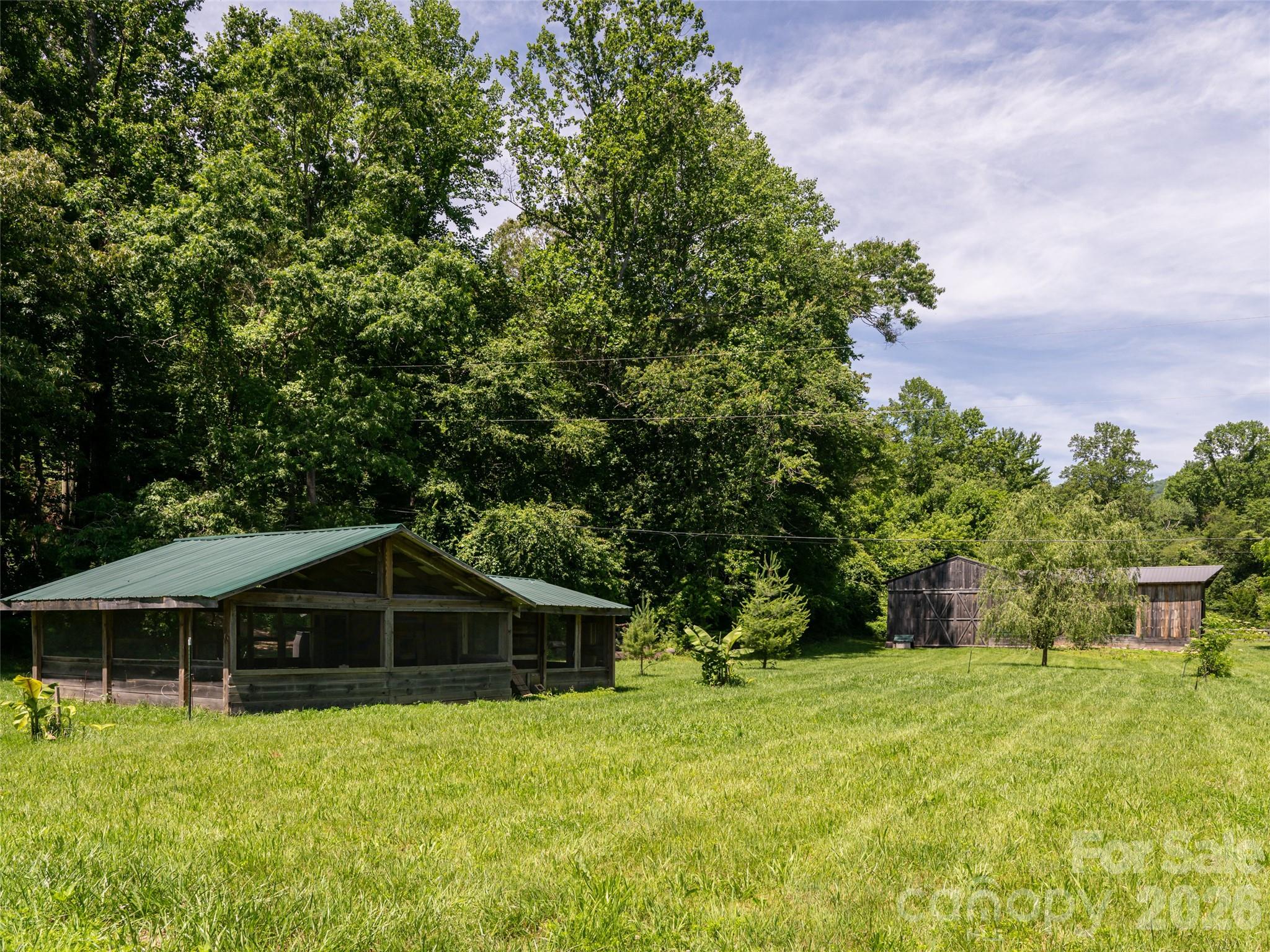 Smaller barn and pasture - 508 Avery Creek Road, Arden