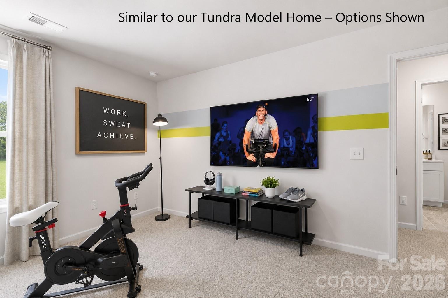 Secondary Bedroom that transitions great to a Work Out Area - 6063 White Aster Lane, Charlotte