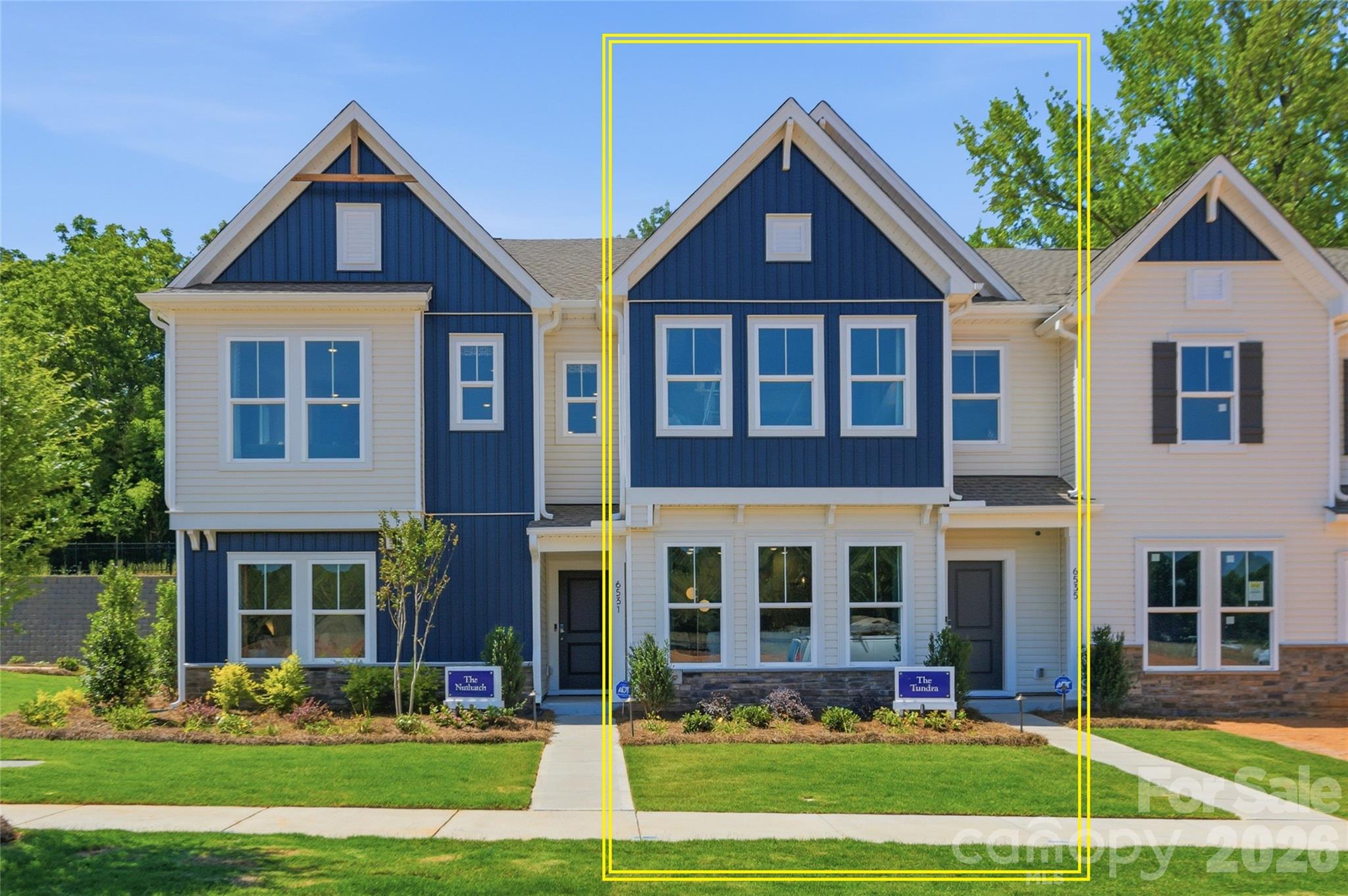 Rendering of Exterior Elevation - 6063 White Aster Lane, Charlotte