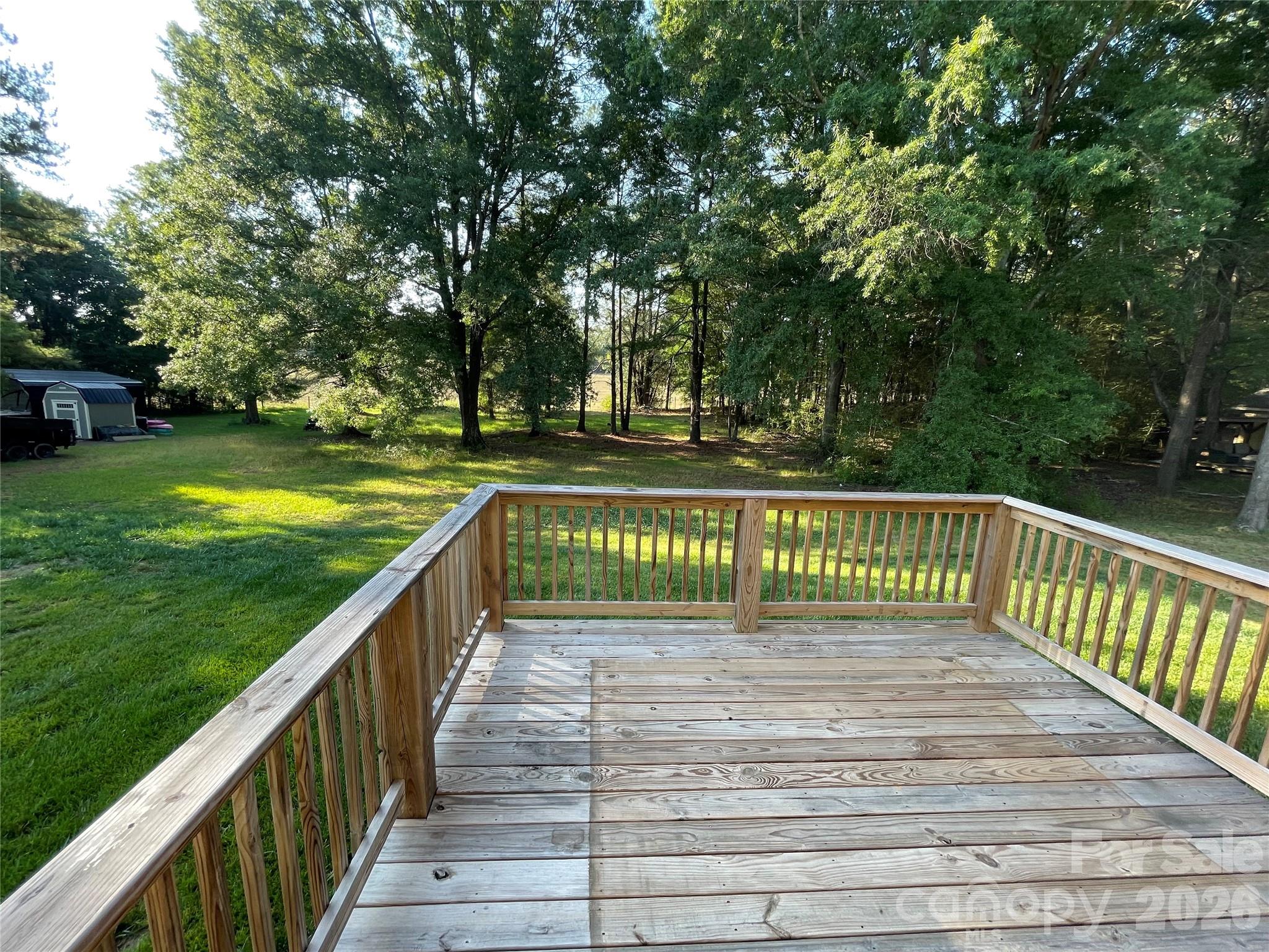 View from back deck - 2312 Badin Road, Albemarle