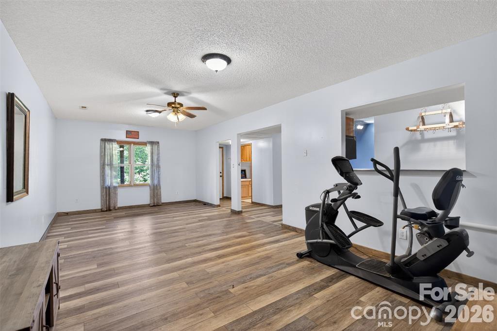 View of great room and pass-through to kitchen. - 00 Misery Ridge Trail, Mill Spring