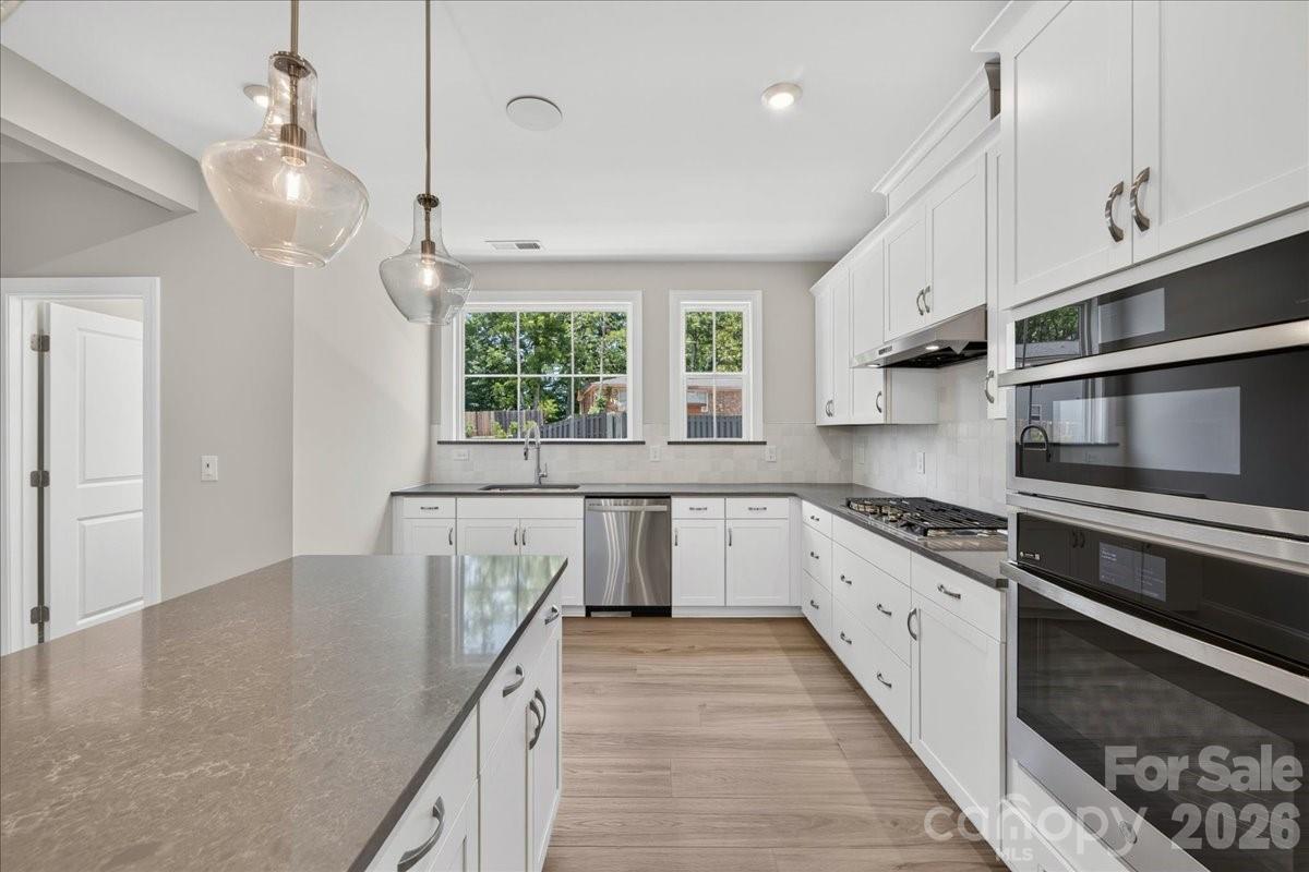 Light filled gourmet kitchen - 232 Old Town Village Road, Waxhaw