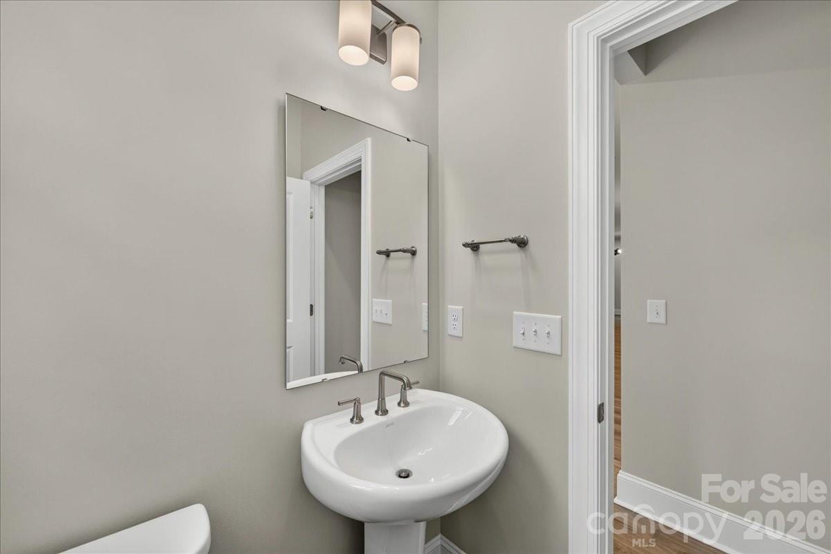 Second floor powder room - 232 Old Town Village Road, Waxhaw